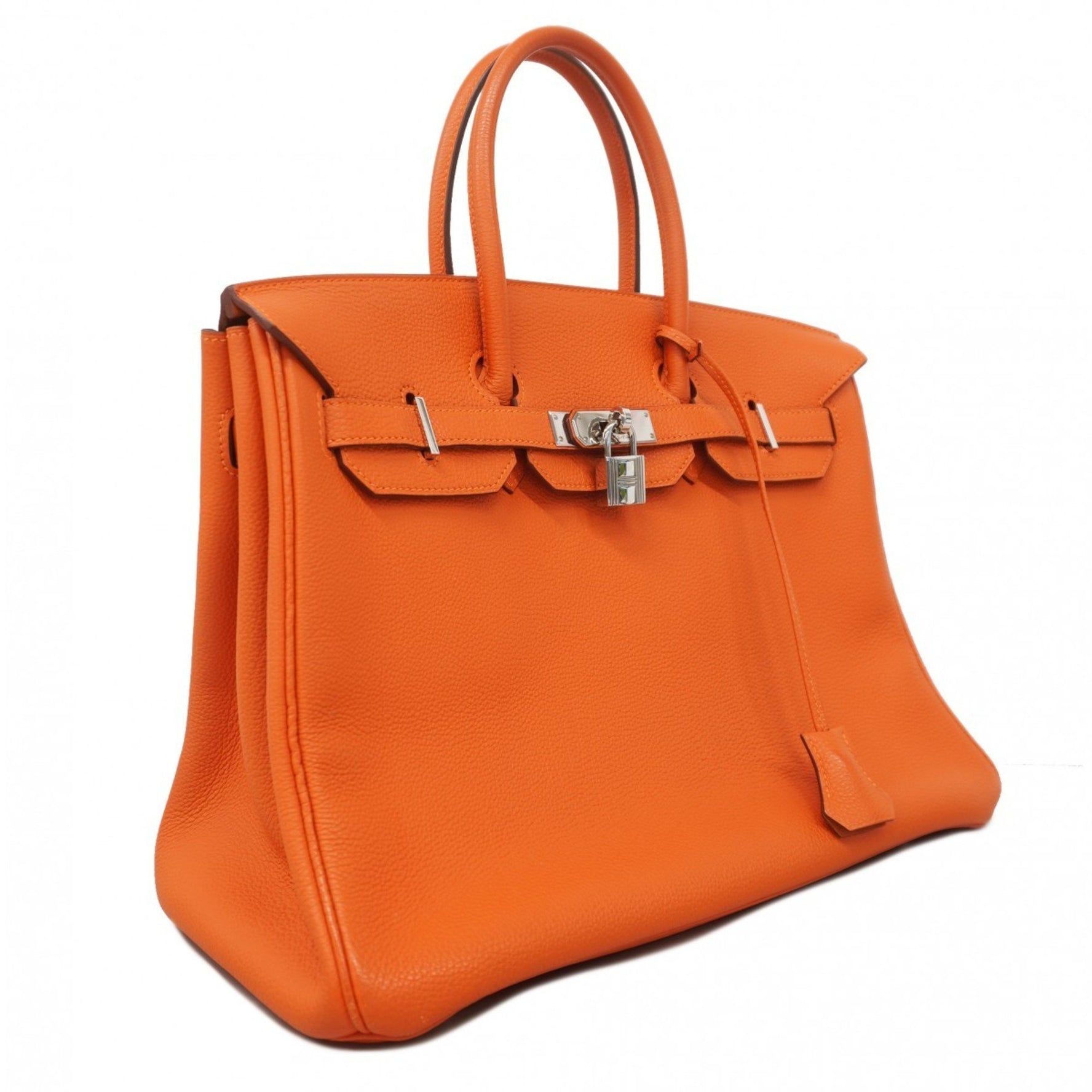 Hermes handbag Birkin 35 Togo orange M engraved ladies