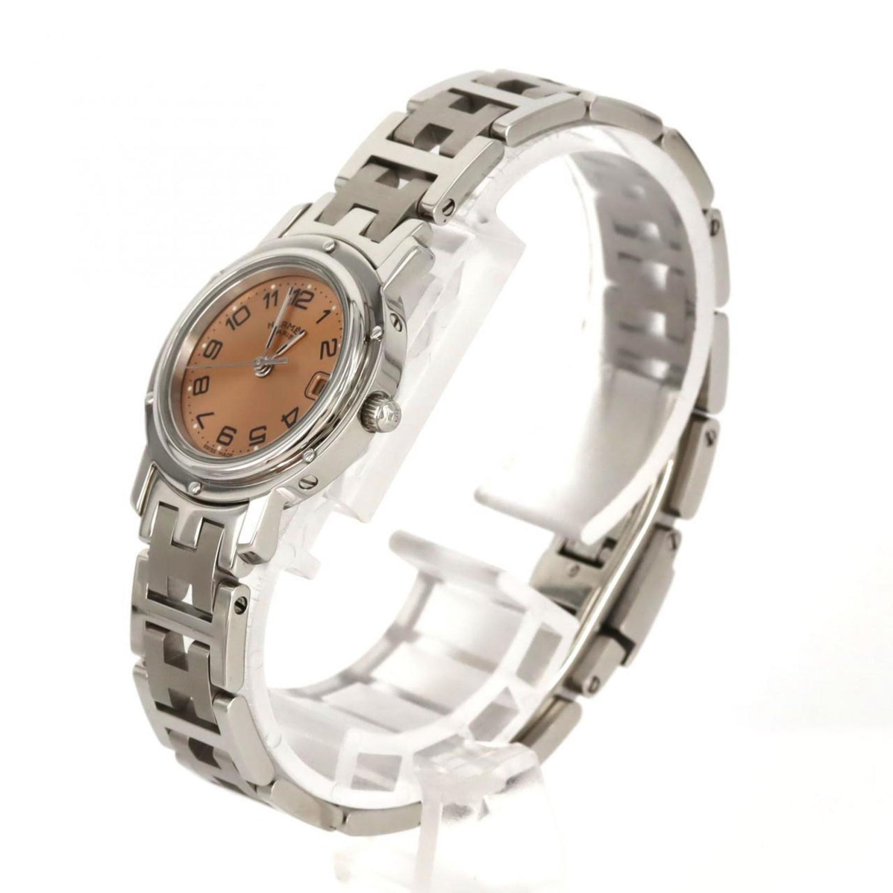 Hermès Clipper Stainless Steel Quartz Watch