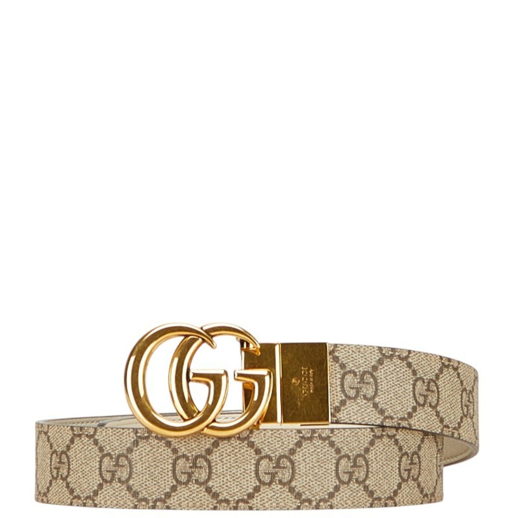 Gucci GG Supreme Interlocking G Belt, Size: 70 (28), Leather