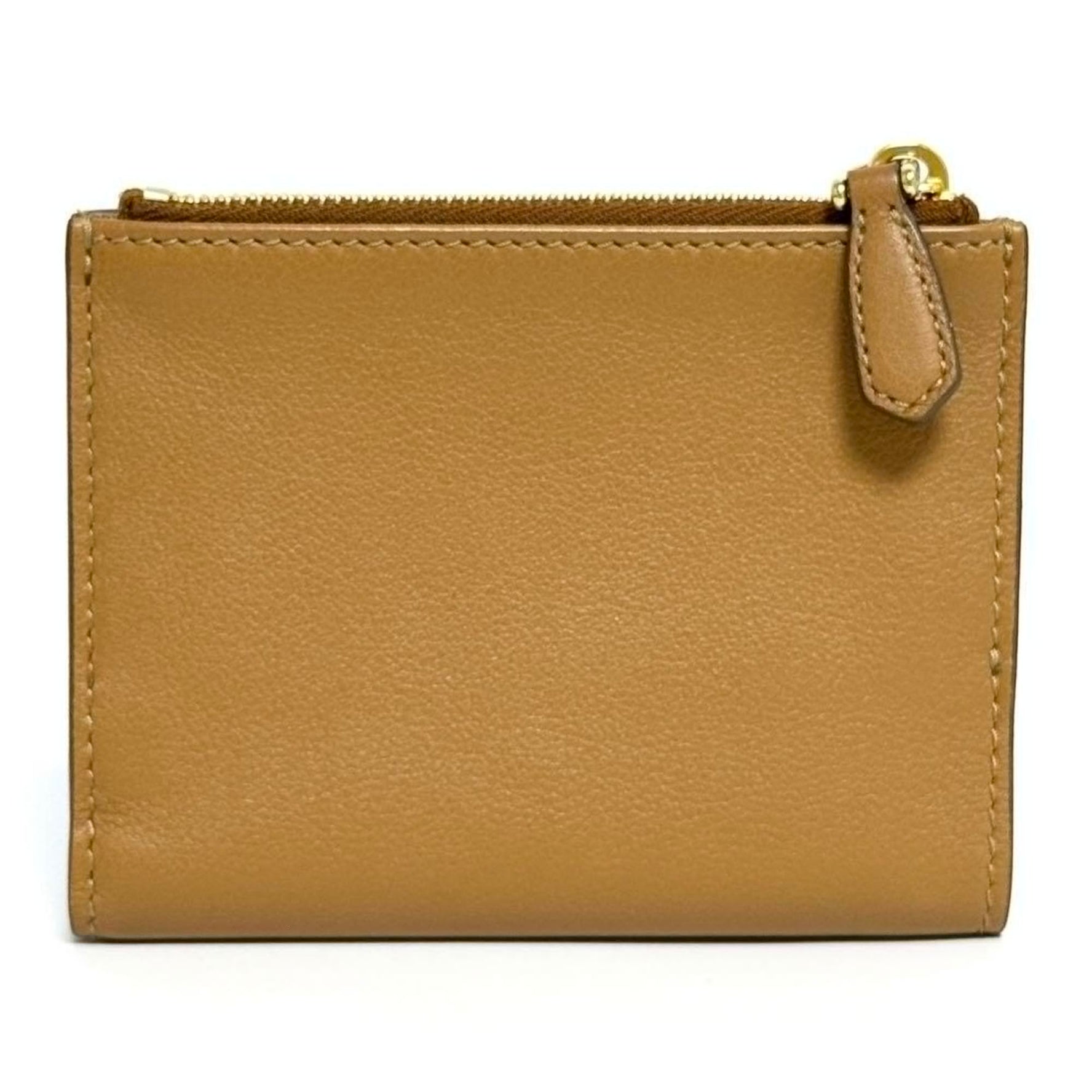 Prada Women's and Men's Bi-fold Wallet in Soft Grain Leather