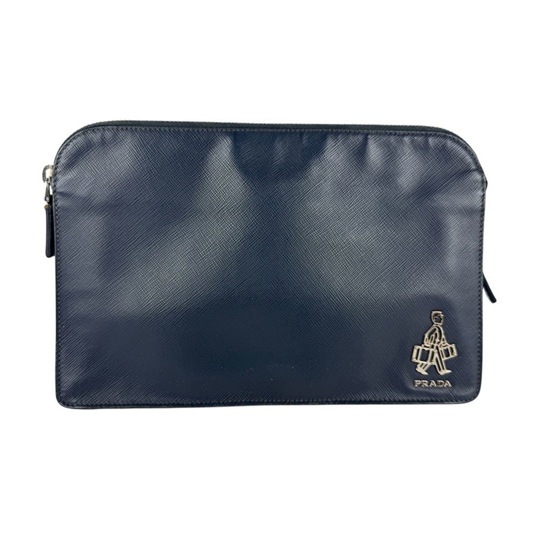 Prada Clutch Bag/Second Bag Leather