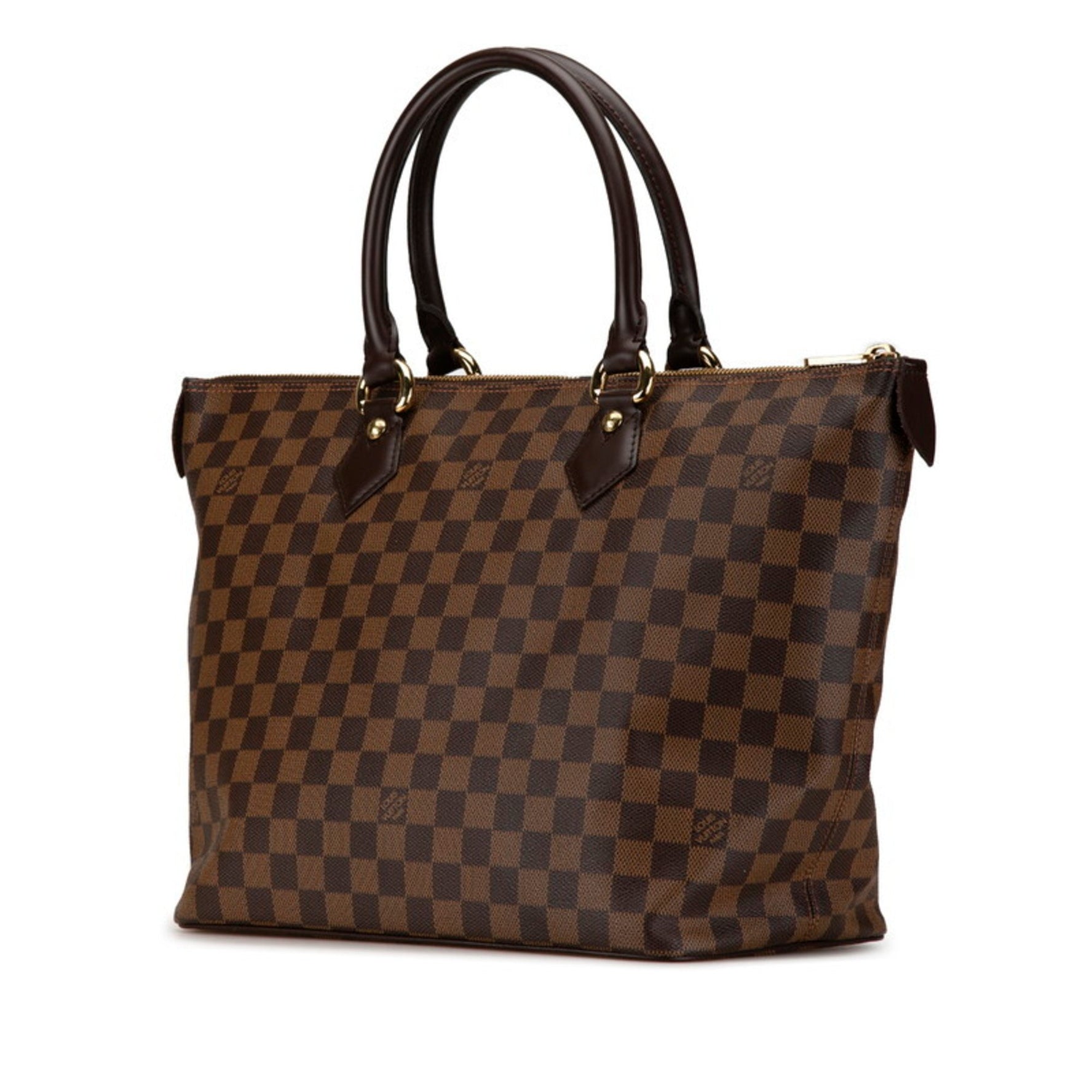 Louis Vuitton Damier Saleya MM Handbag Shoulder Bag PVC Leather