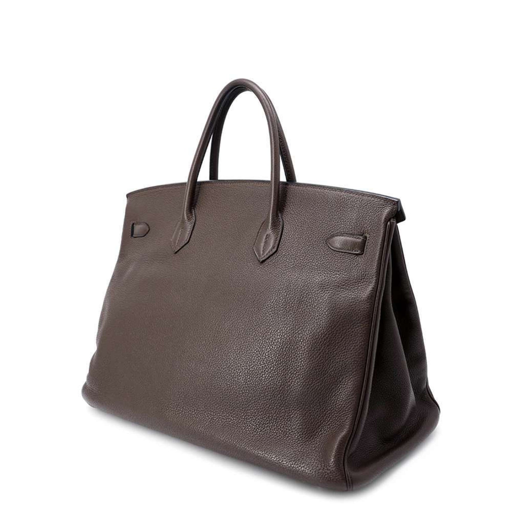 Hermes Birkin 40 Chocolate Togo □L Engraved HERMES Handbag
