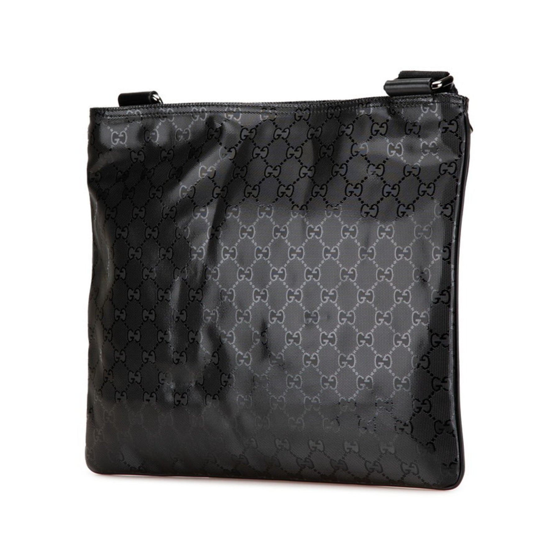 Gucci GG Imprime Shoulder Bag Moss Green PVC Leather