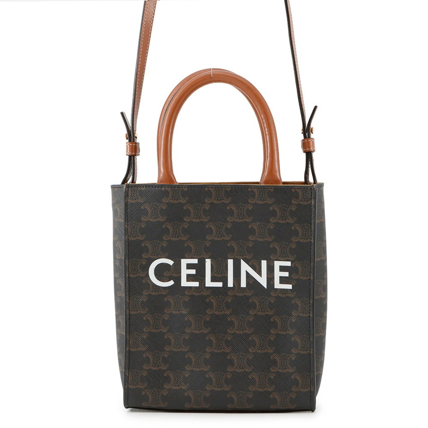 Celine Triomphe Mini Vertical Cabas Handbag