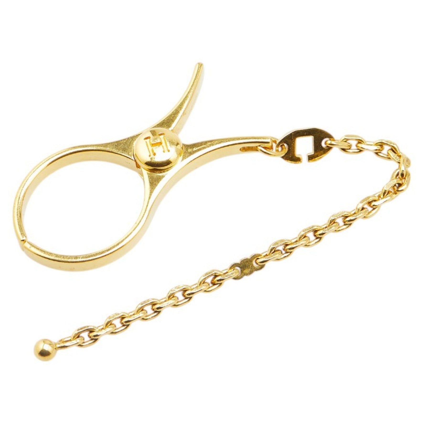 Hermes Filloux Glove Holder Gold Plated Women's HERMES