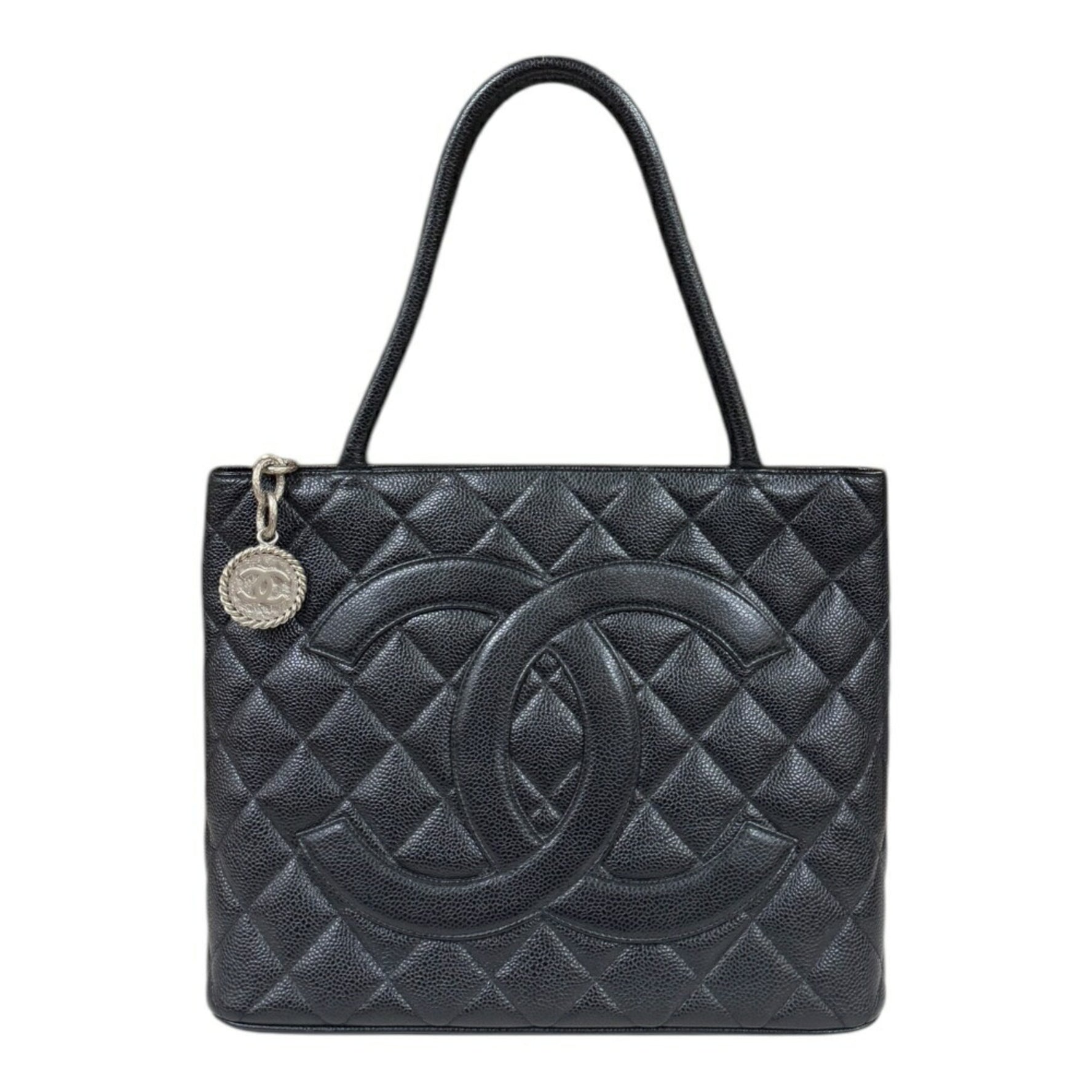 CHANEL Reproduction Tote Bag Caviar Skin