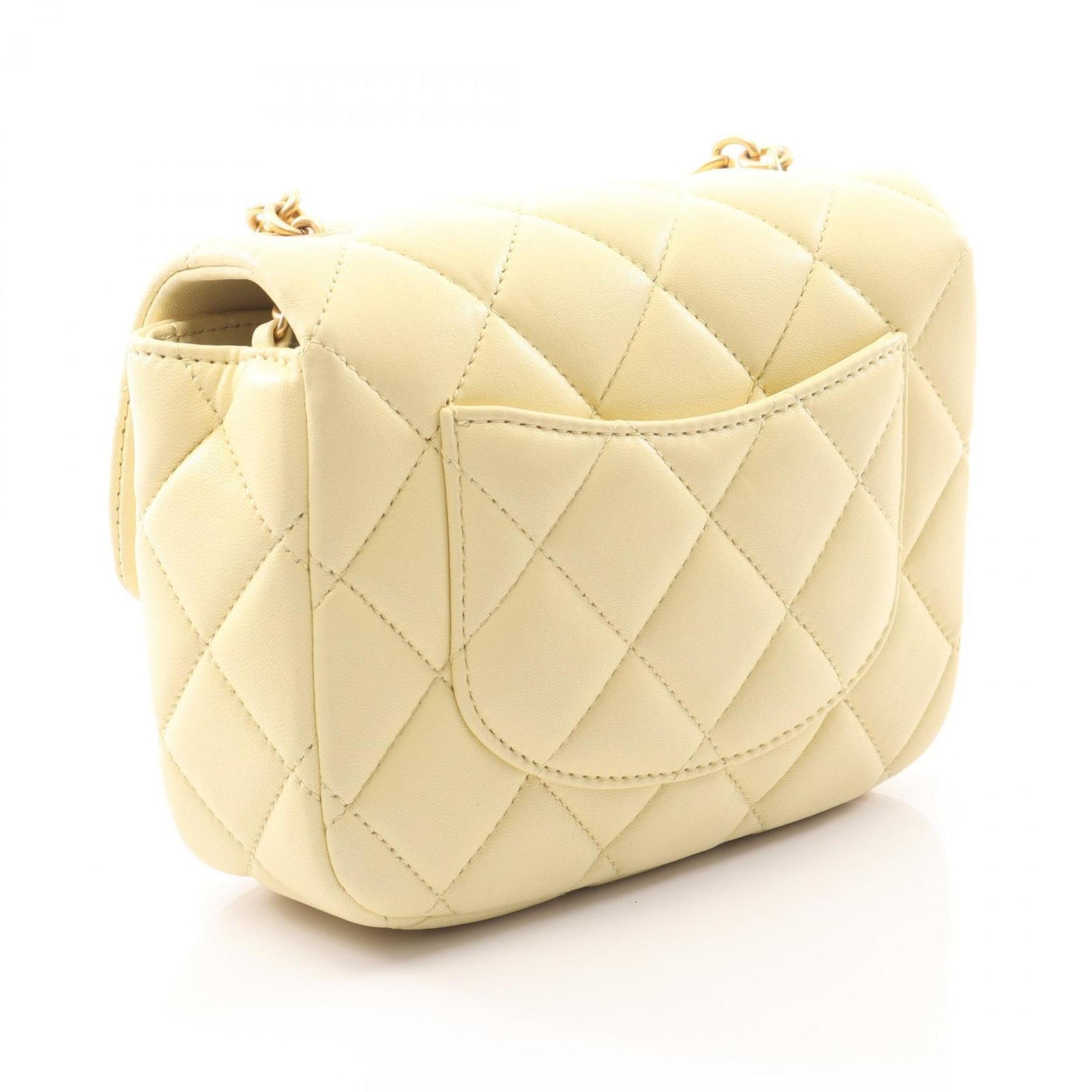 CHANEL Mini Matelasse Shoulder Bag, Lambskin Leather