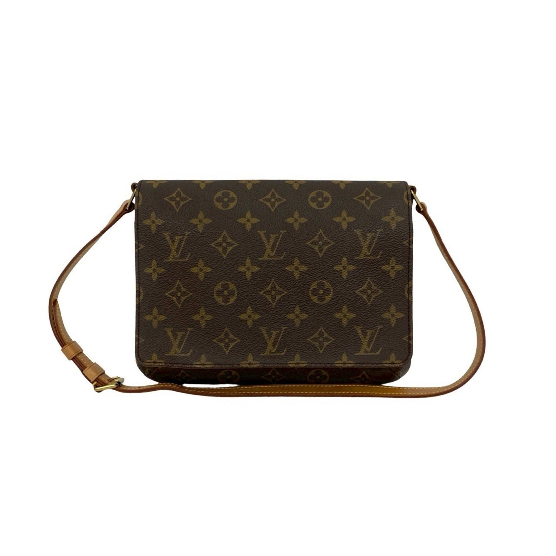 Louis Vuitton Musette Tango Monogram Leather Shoulder Bag/Pochette/Sacoche in