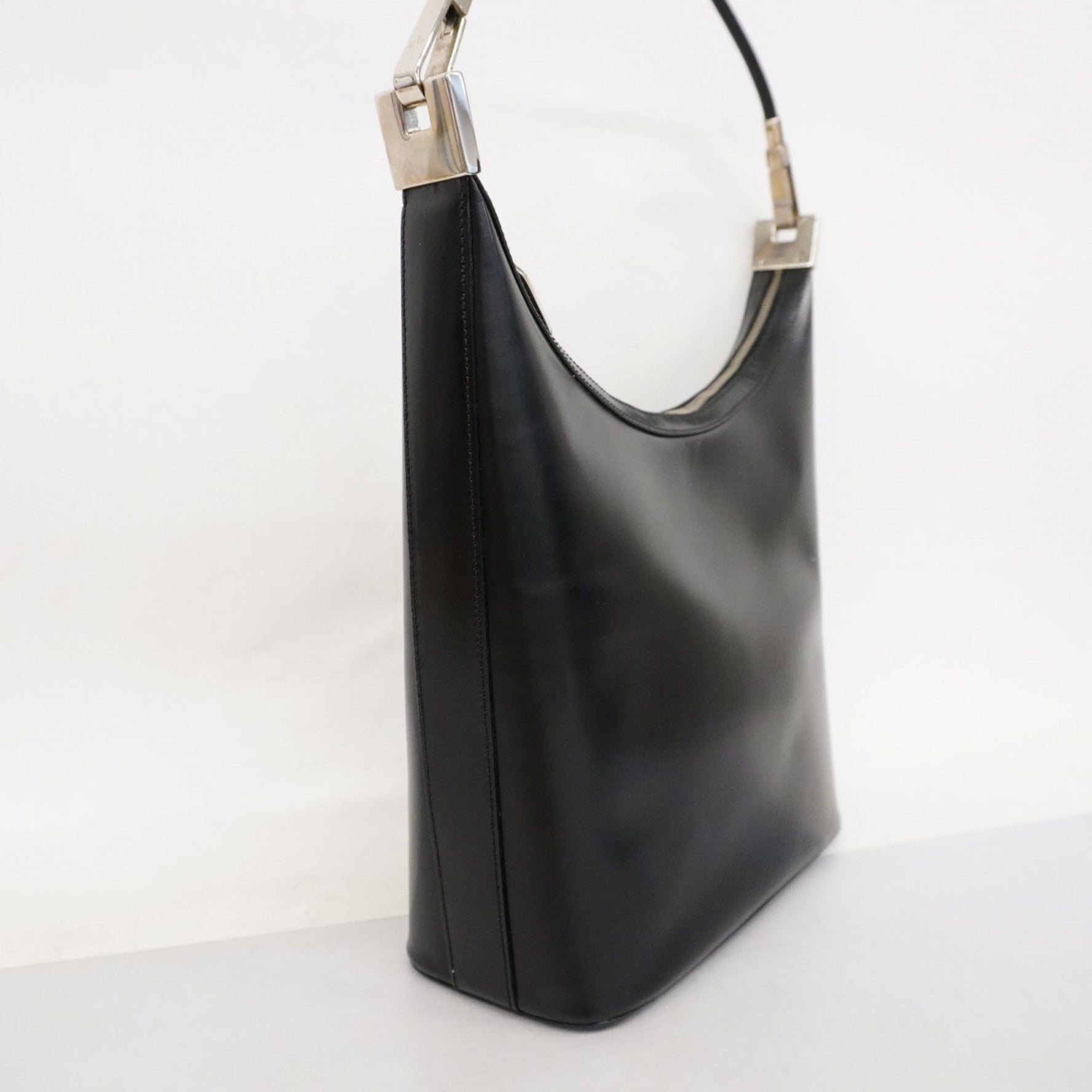 Gucci Shoulder Bag 001 3814 Leather Black Women's