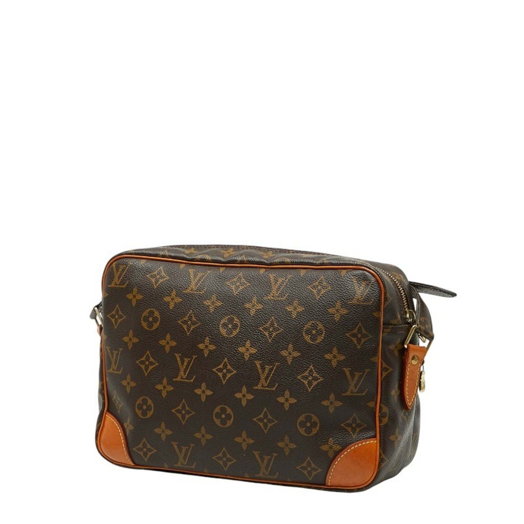 Louis Vuitton Monogram Nile Crossbody Shoulder Bag Brown Leather LOUIS VUITTON