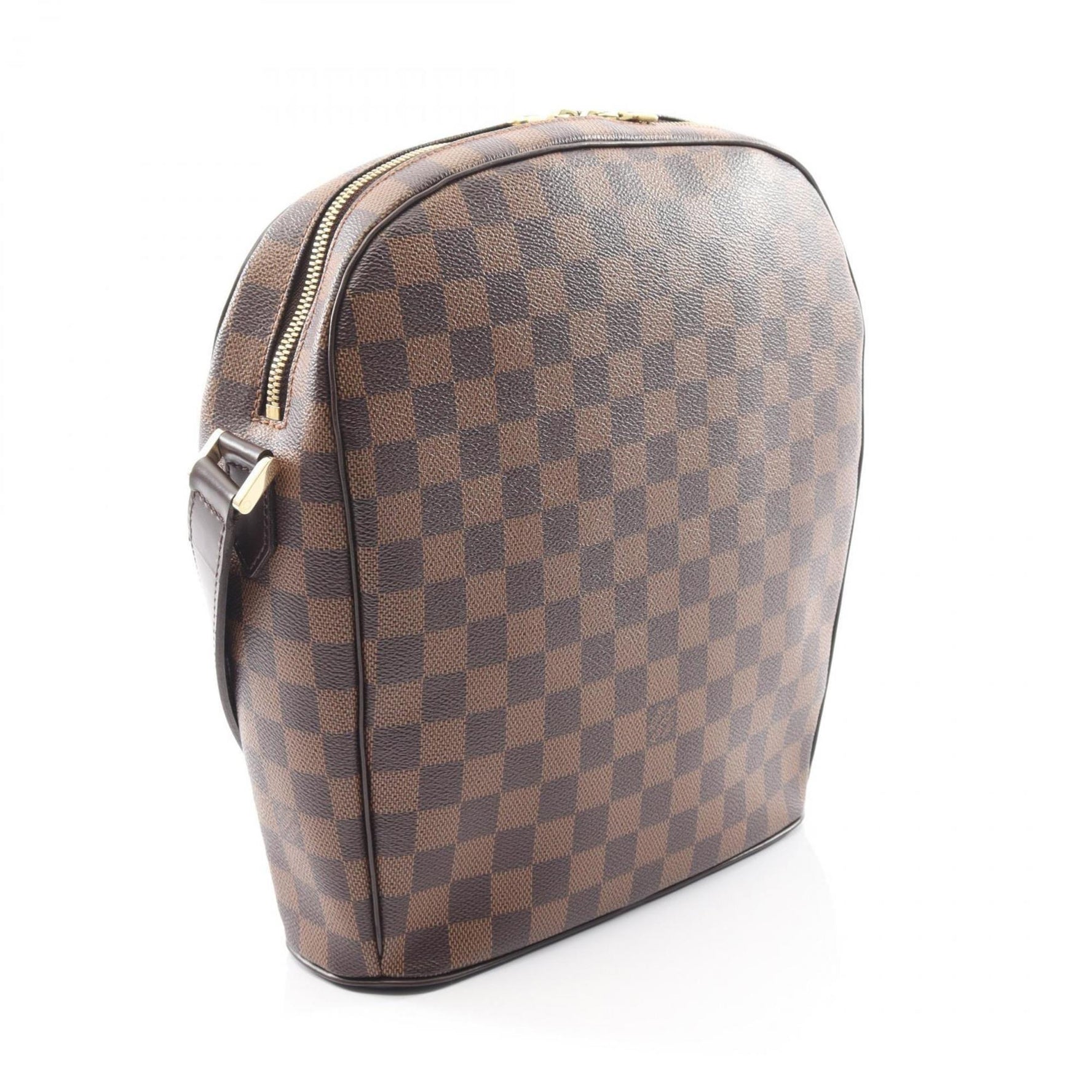 Louis Vuitton Ipanema GM Shoulder Bag, Coated Canvas, Leather, Damier, Brown