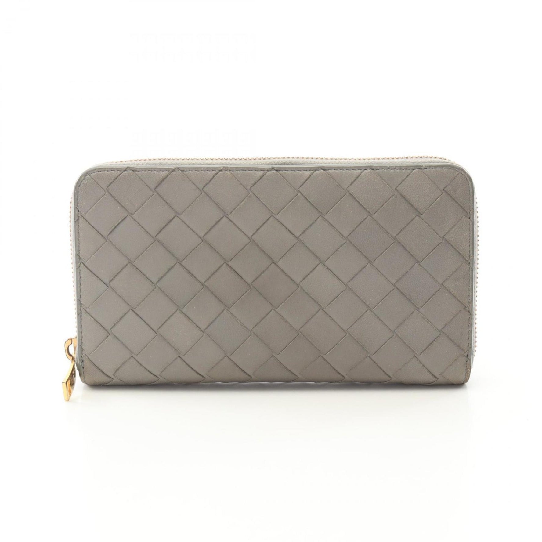 Bottega Veneta Intrecciato Leather Round Long Wallet