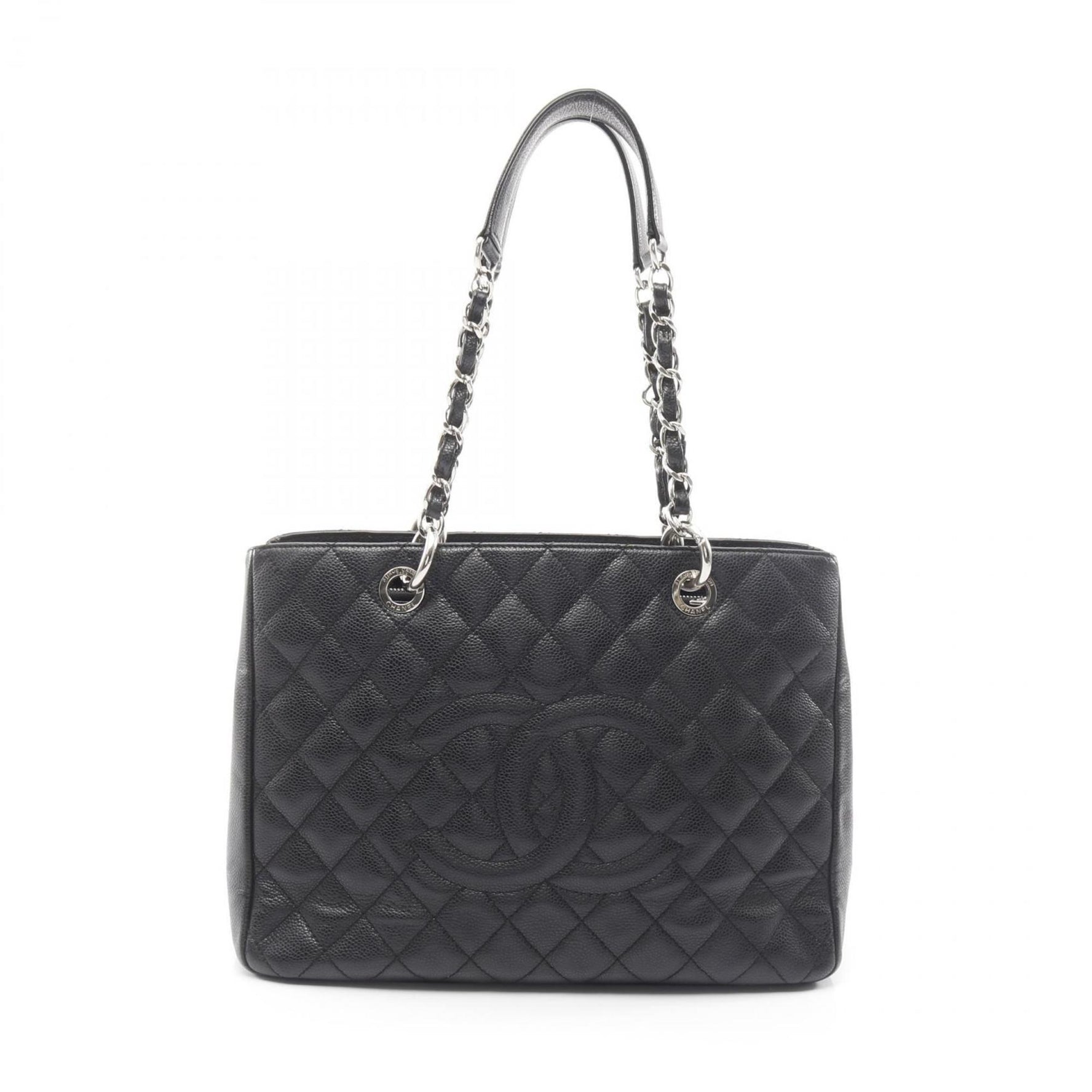 CHANEL Matelasse Grand Shopping GST Tote Bag in Grained Calfskin Caviar