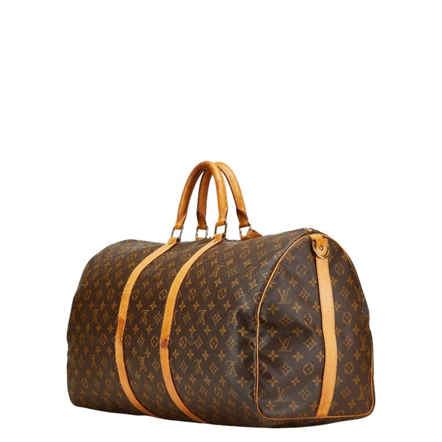 Louis Vuitton Monogram Keepall Bandouliere 55 Boston/Shoulder Bag, PVC Leather, LOUIS VUITTON