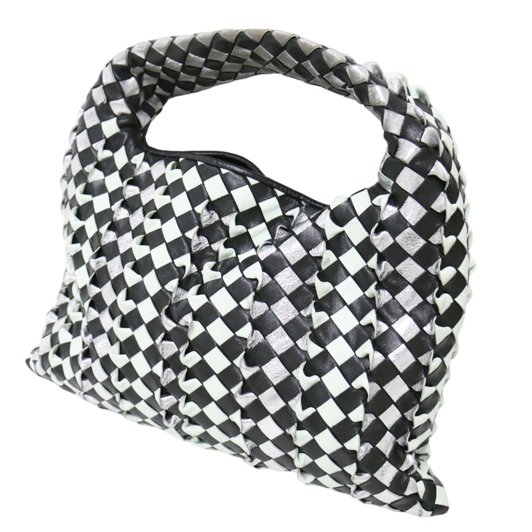 BOTTEGA VENETA Small Hop Shoulder Bag Handbag Intrecciato Leather