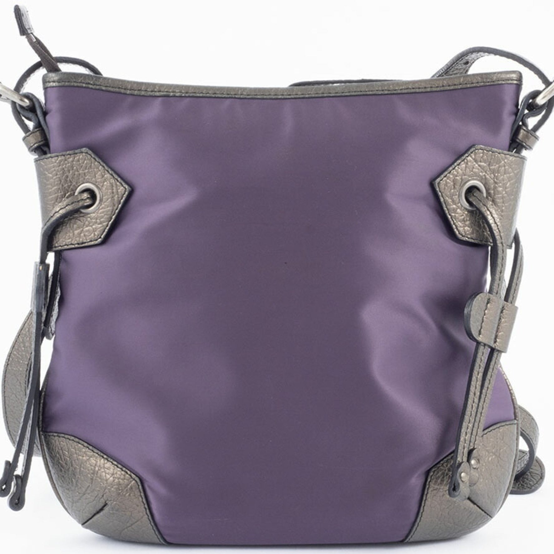 Burberry nylon shoulder bag purple women's crossbody BURBERRY