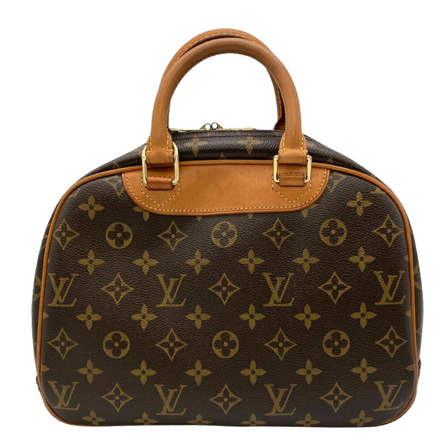 Louis Vuitton Trouville Handbag Monogram Canvas Brown
