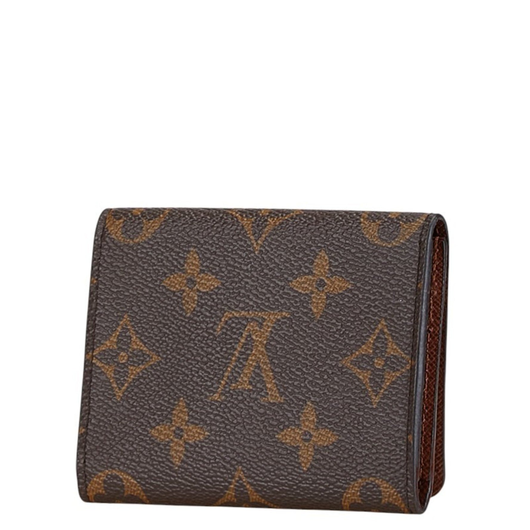 Louis Vuitton Monogram Envelope Carte de Visite Card Case Business Holder M63801 Brown PVC Leather Women's LOUIS VUITTON