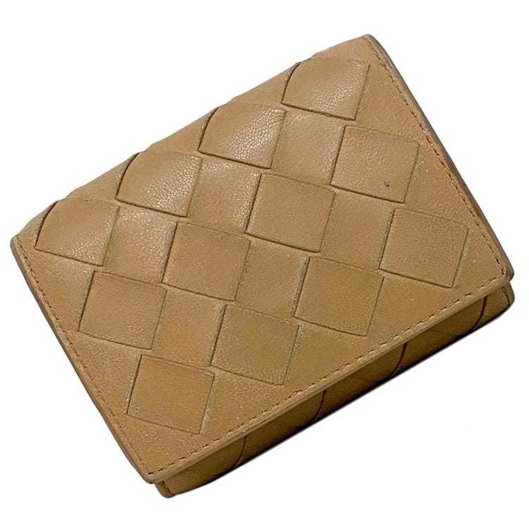 Bottega Veneta Trifold Wallet Intrecciato Compact Leather BOTTEGA VENETA