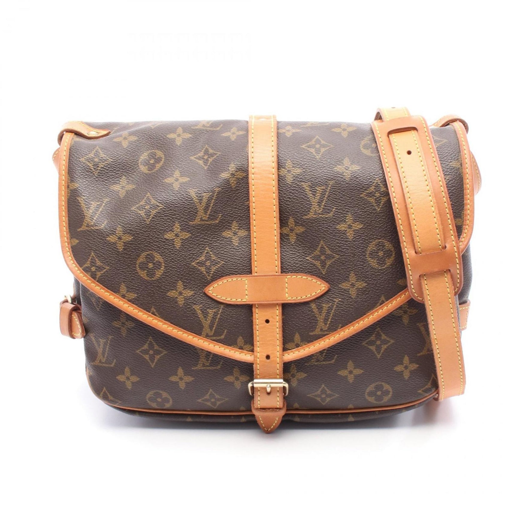 Louis Vuitton Saumur 30 Shoulder Bag, Coated Canvas and Leather, Monogram