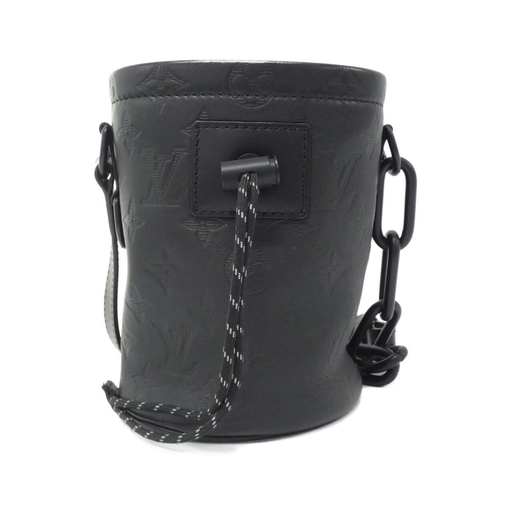 Louis Vuitton Monogram Shadow Chalk Nano Bag Shoulder