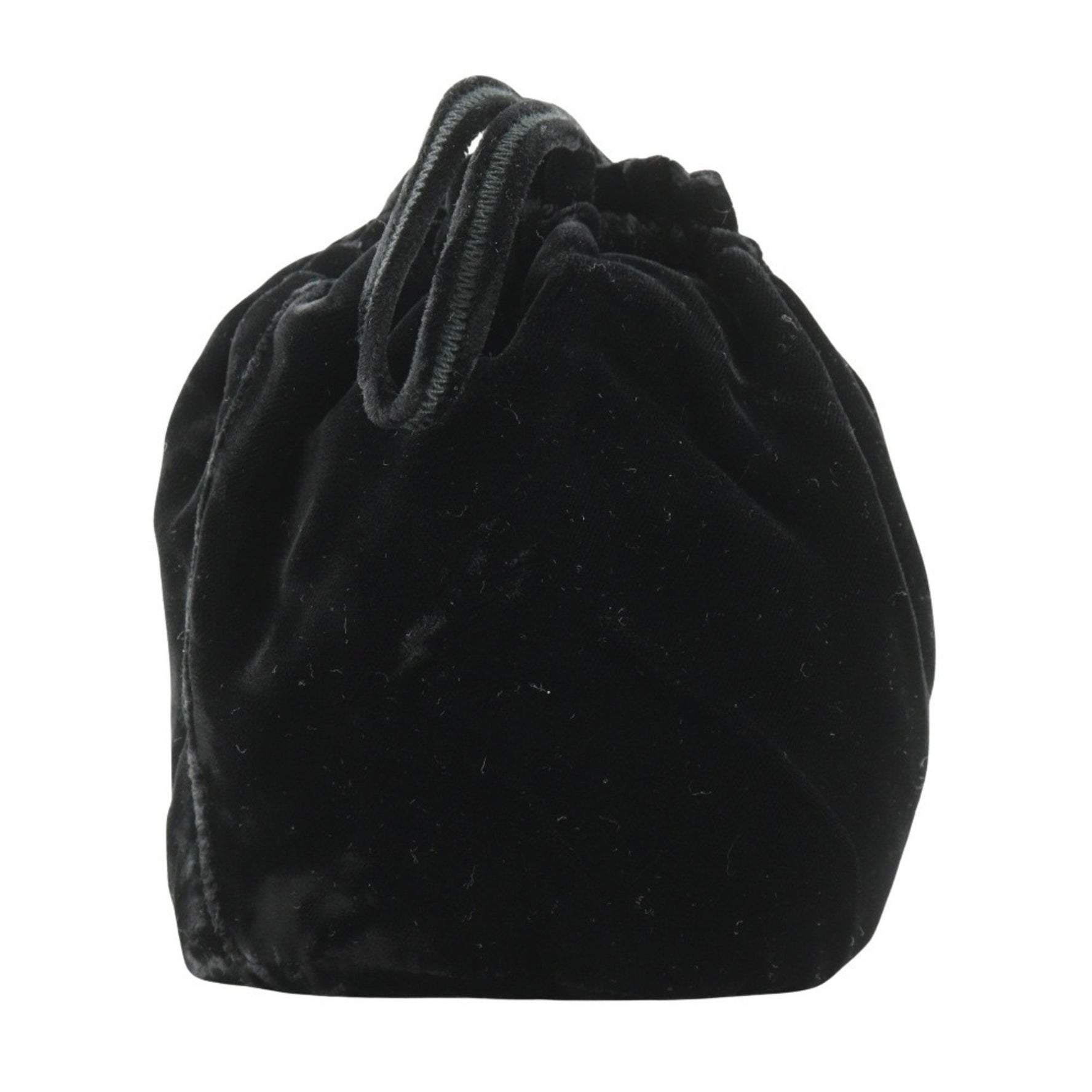 PRADA Pouch Black Velour B8004 NERO Purse Women's