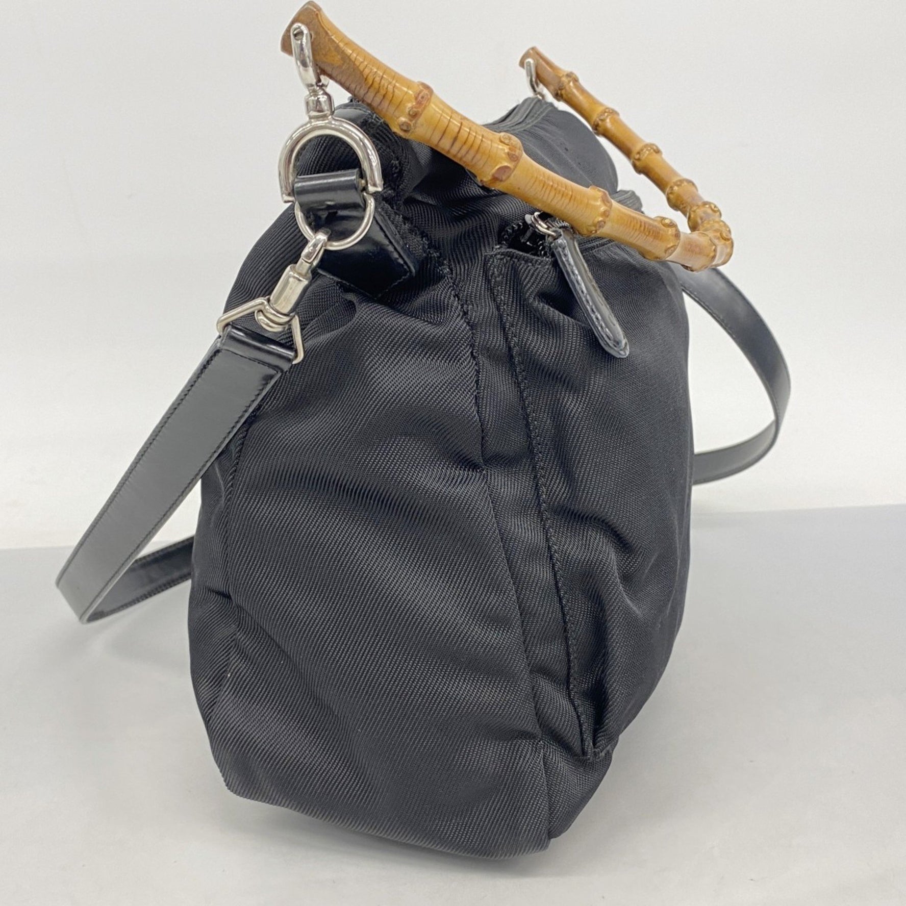 Gucci Bamboo Handbag 000 2058 0509 5 Nylon Bag