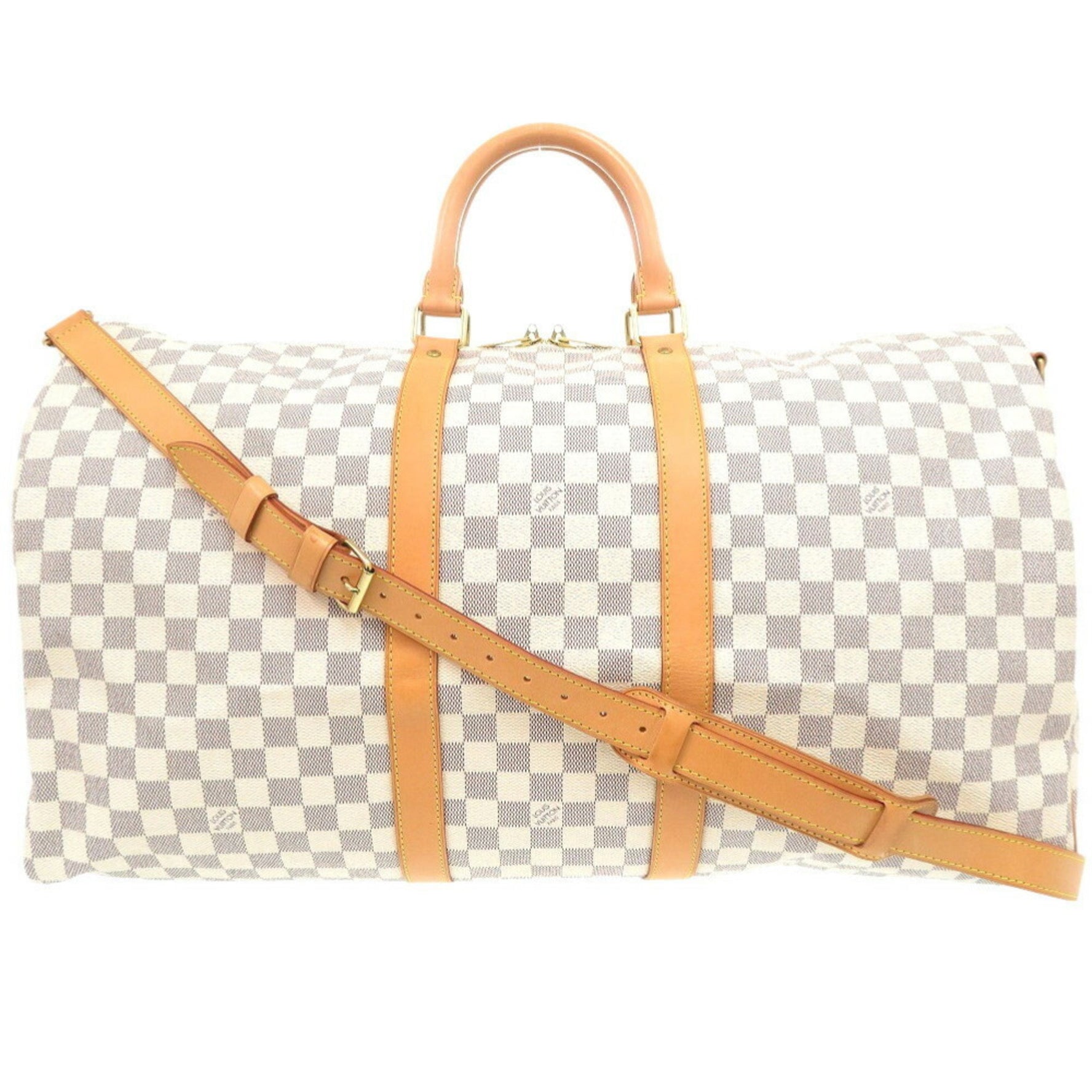 Louis Vuitton Keepall Bandouliere 55 Damier Azur N41429 Boston Bag 1583 LOUIS VUITTON