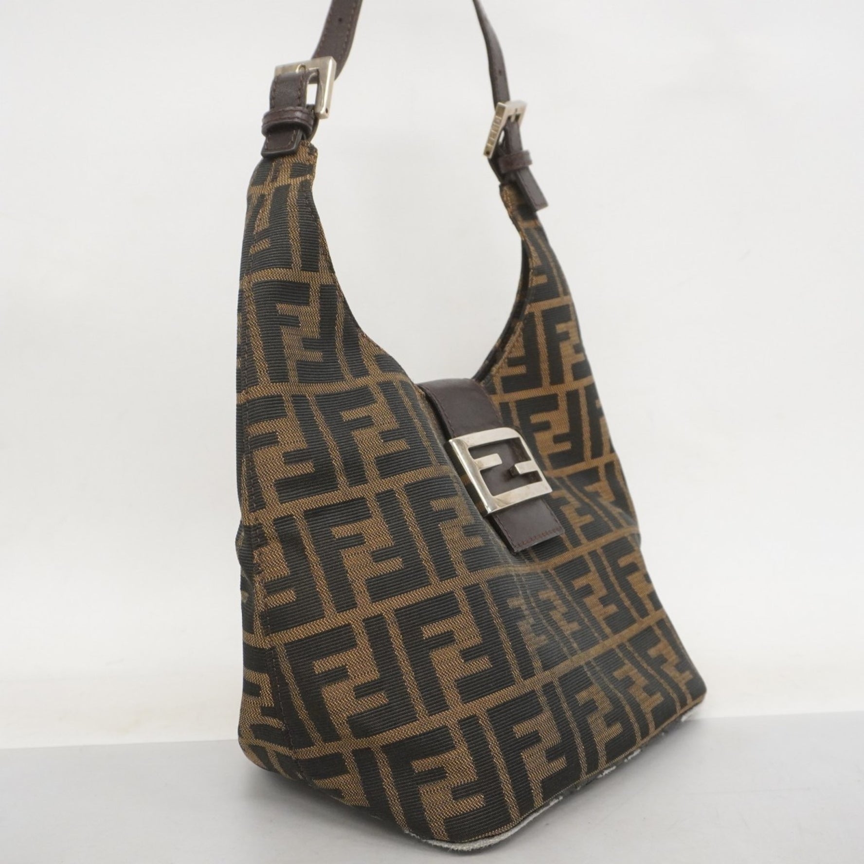 Fendi Zucca Nylon Canvas Handbag