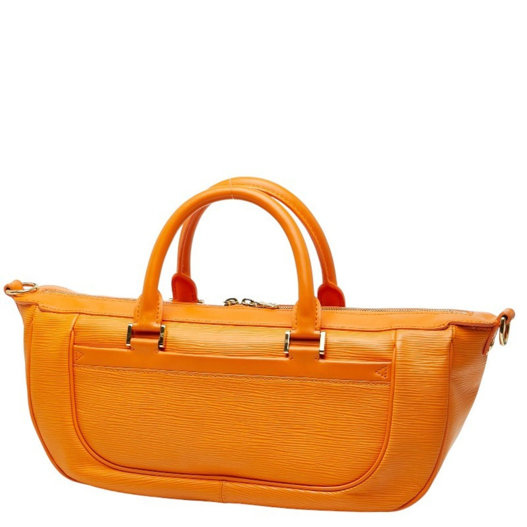 Louis Vuitton Epi Danura MM Handbag/Shoulder Bag Mandarin Orange Leather LOUIS VUITTON