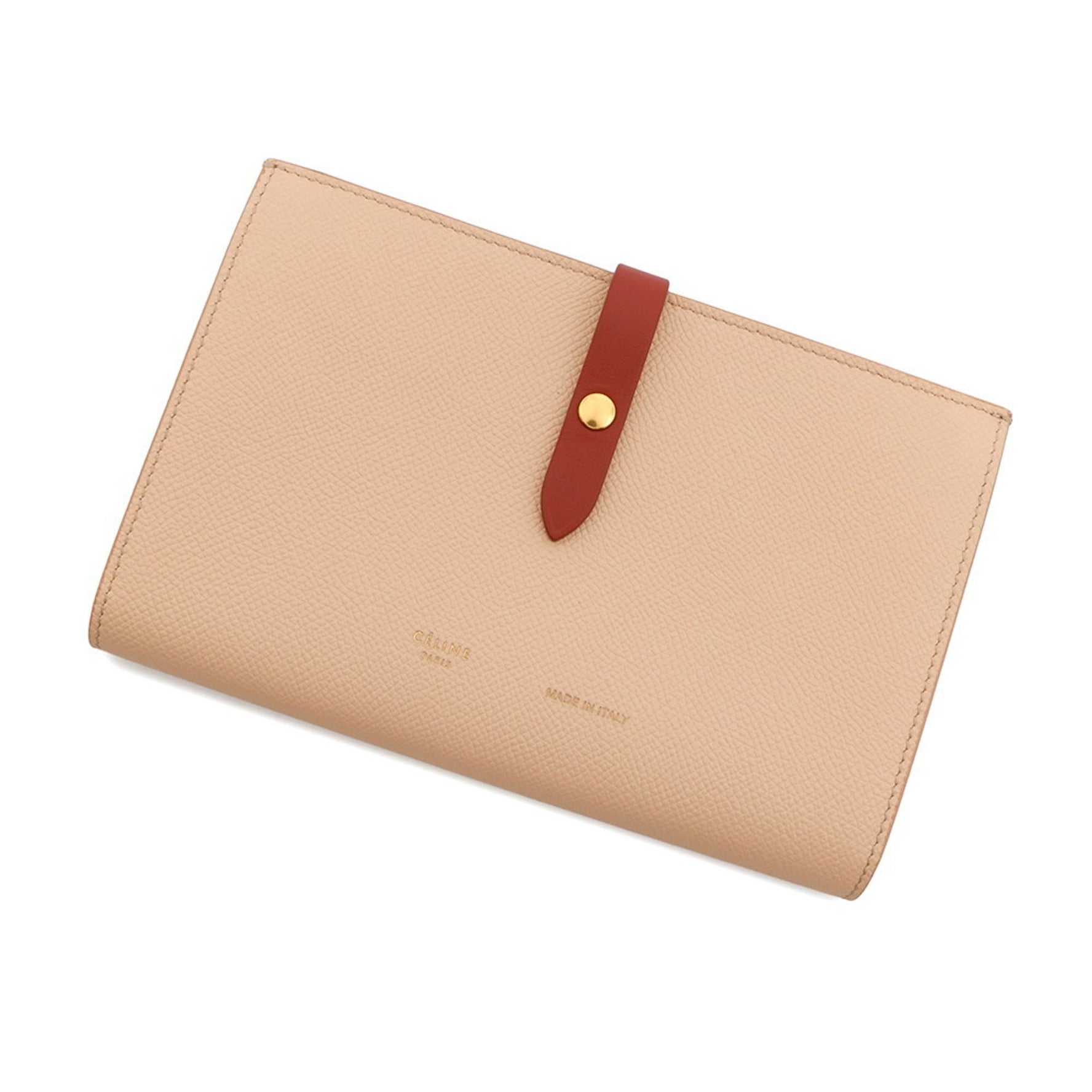 Celine Large Multi-Function Leather Bi-Fold Wallet