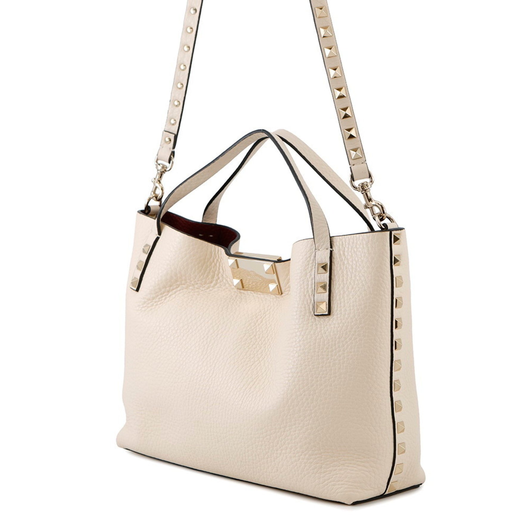 Valentino Garavani Rockstud Leather Handbag VALENTINO