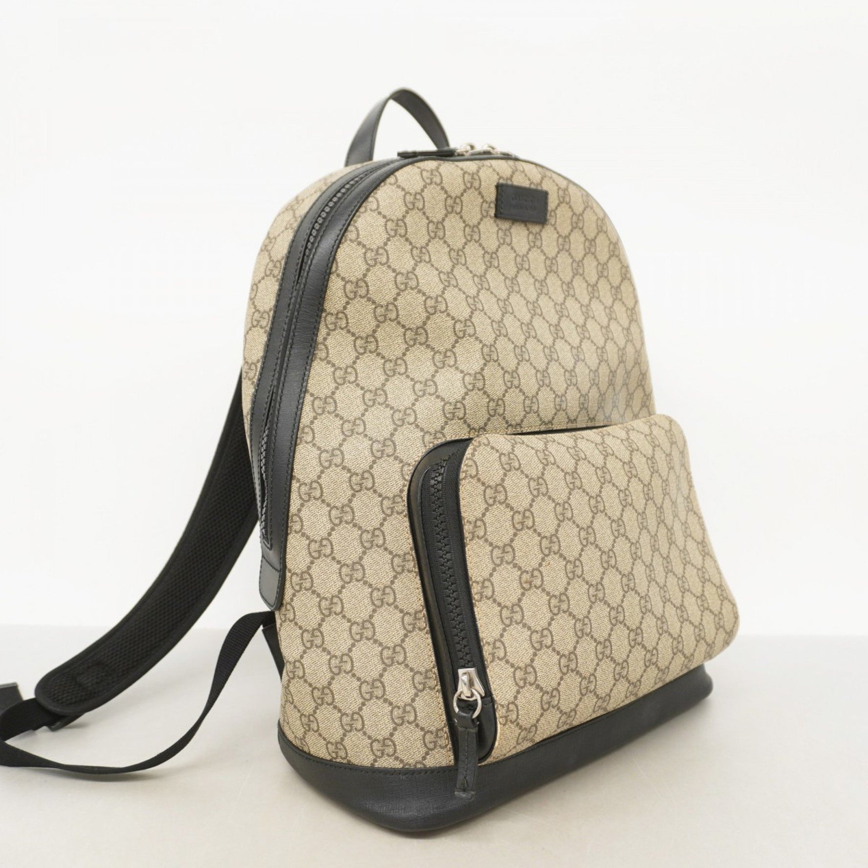 Gucci GG Supreme Backpack/Daypack Brown/Black