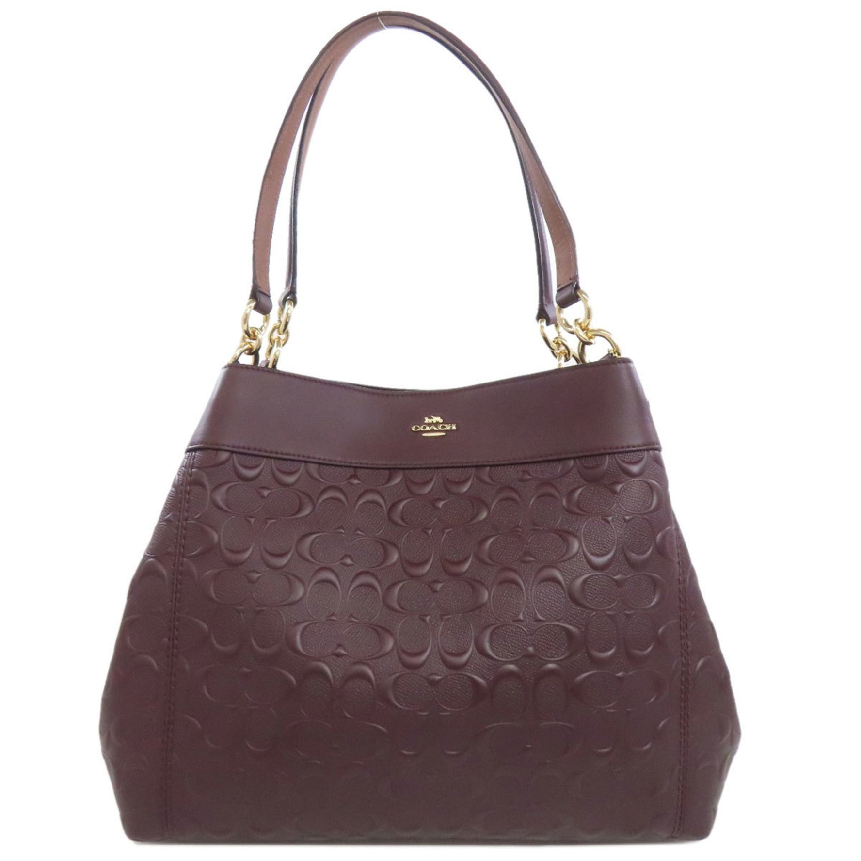Coach Signature Tote Bag Leather
