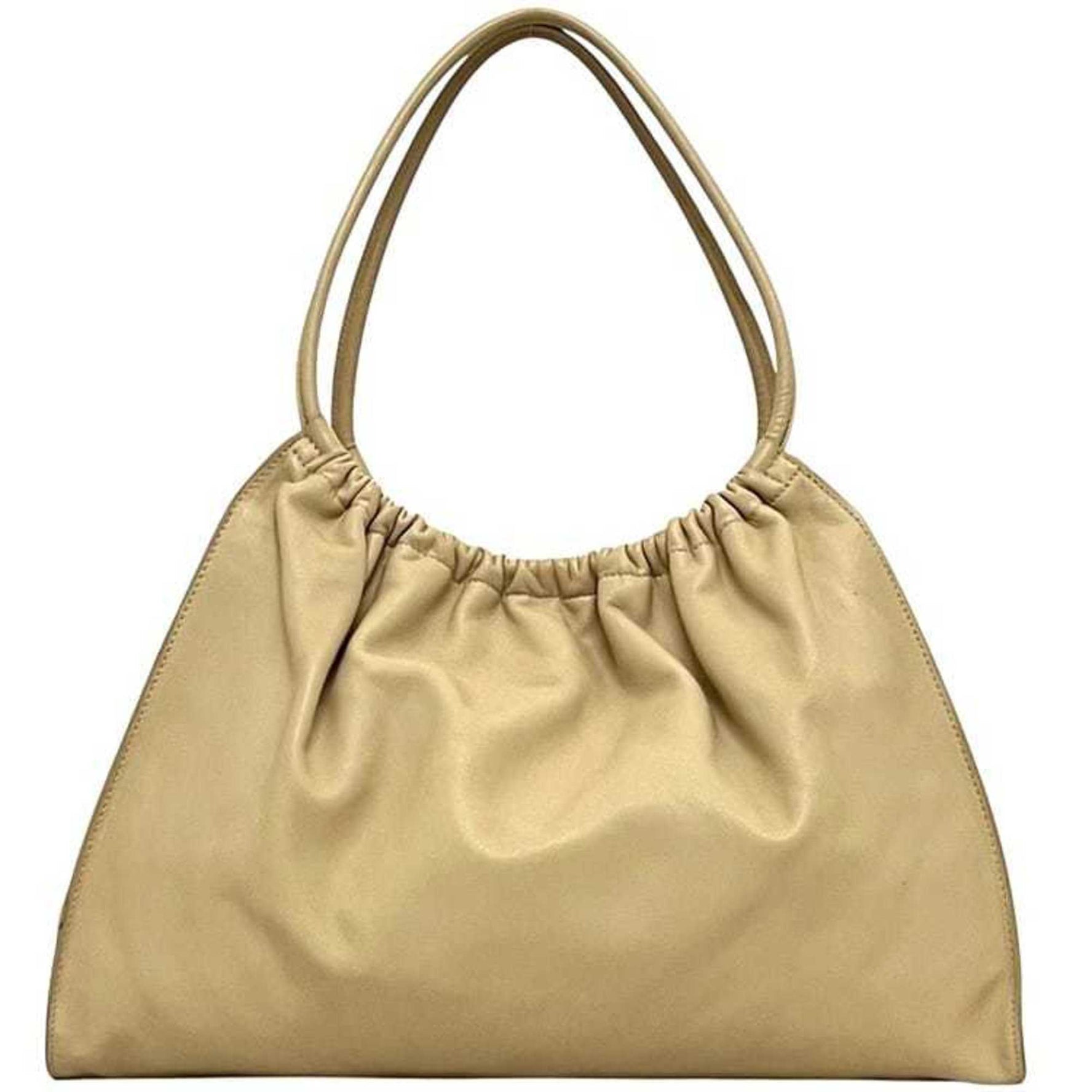 Gucci tote bag 100-015 leather 001 4332 00 2404 gathered cream