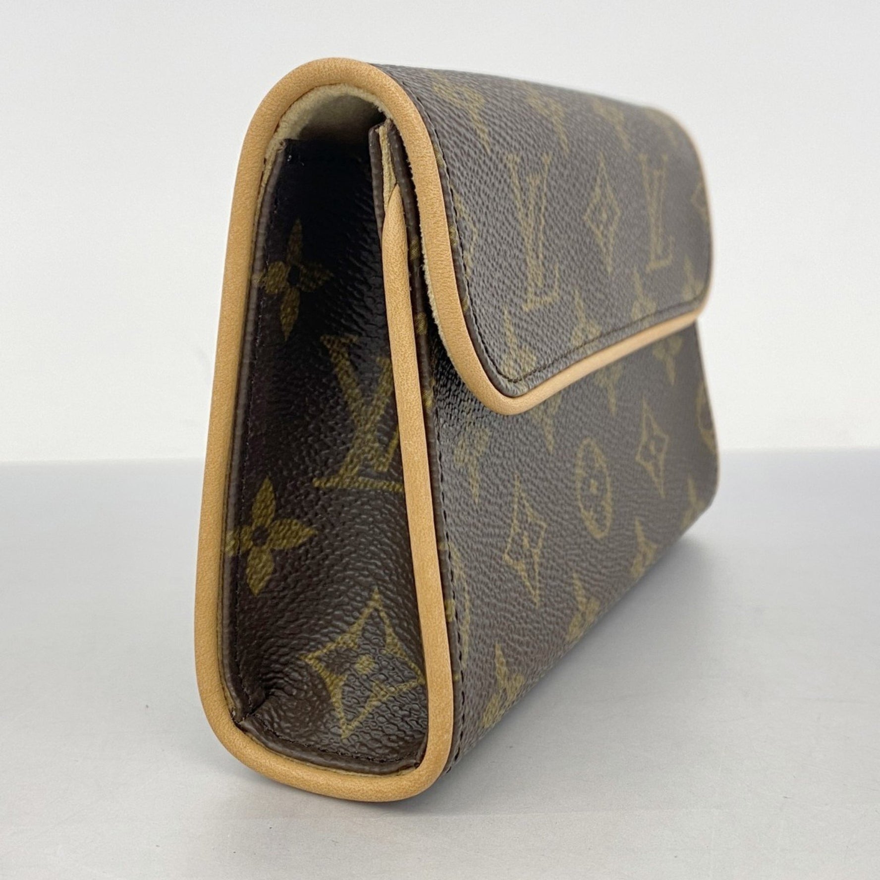 Louis Vuitton Monogram Pochette Florentine Waist Bag M51855 Brown Women's