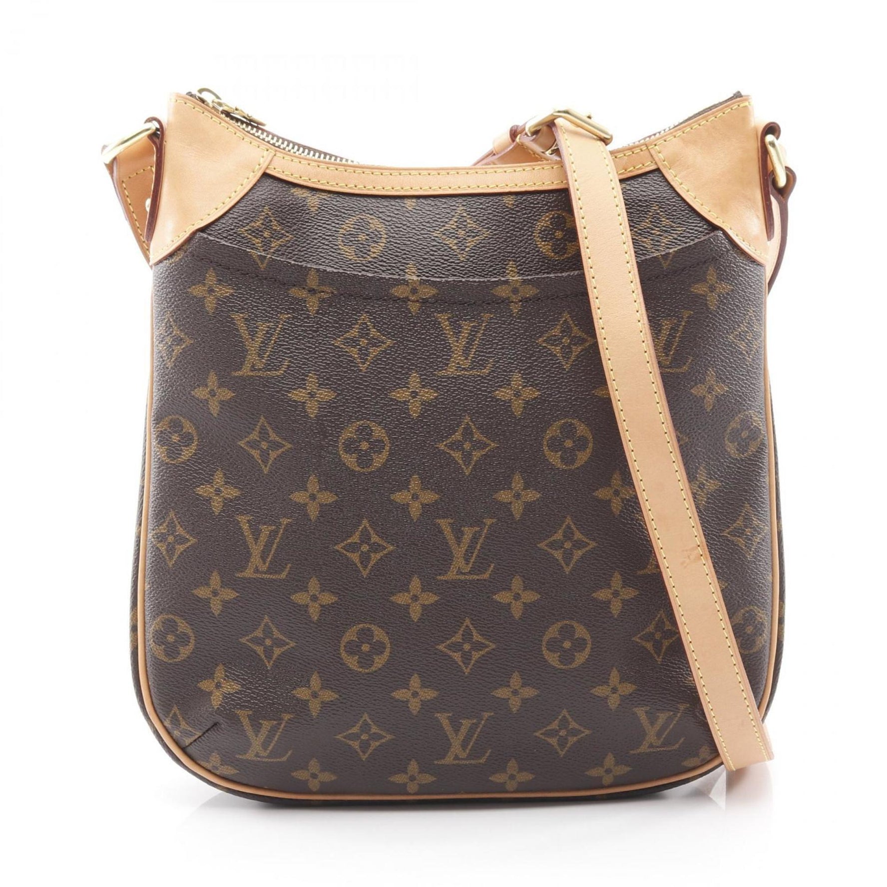 Louis Vuitton Odeon PM Monogram Shoulder Bag, Coated Canvas and Leather, Brown