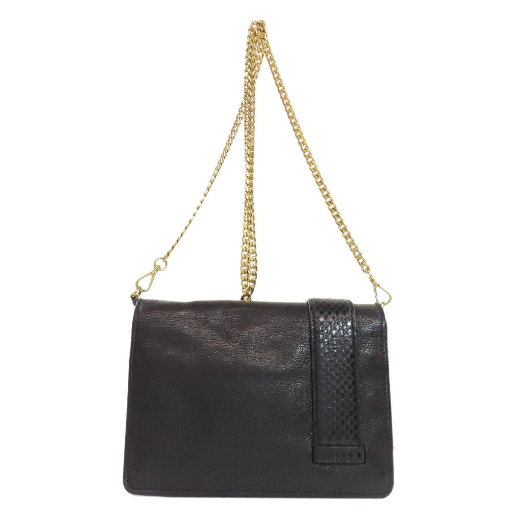 Miu Miu Miu Chain Shoulder Bag Calfskin
