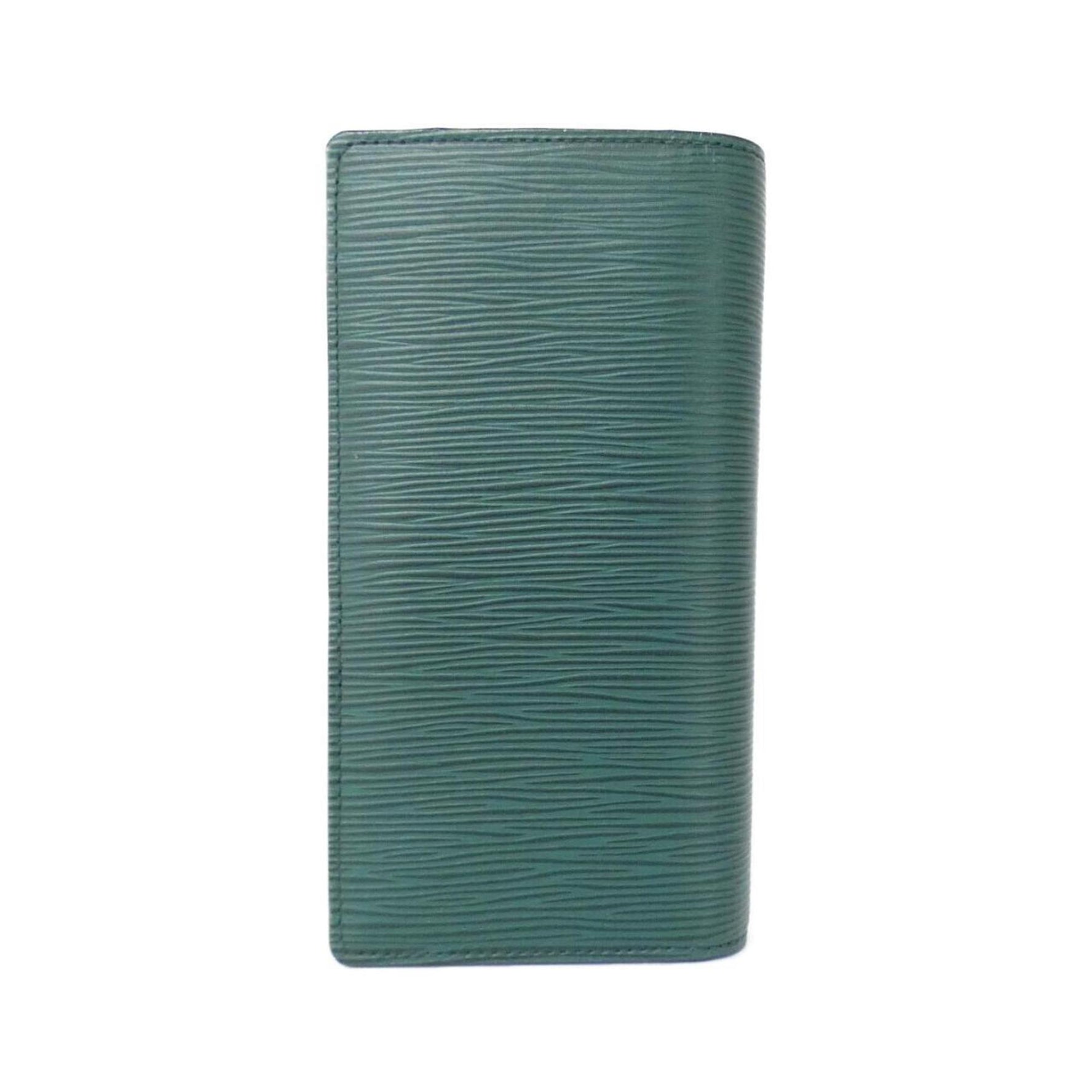 Louis Vuitton Epi Monogram Eclipse Portefeuille Brazza Wallet