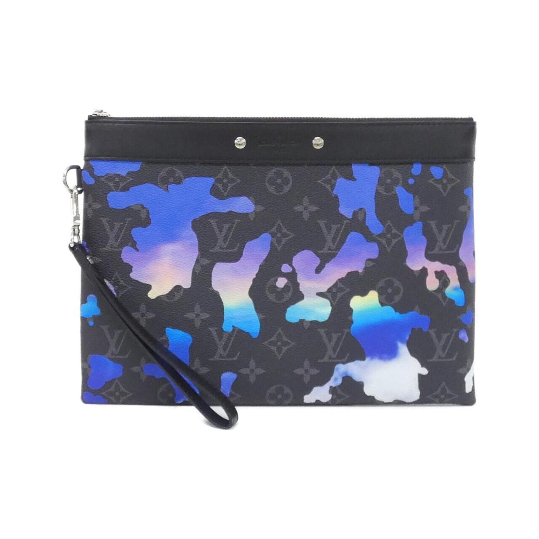 Louis Vuitton Monogram Eclipse (Room with a View) Pochette to Go Handbag