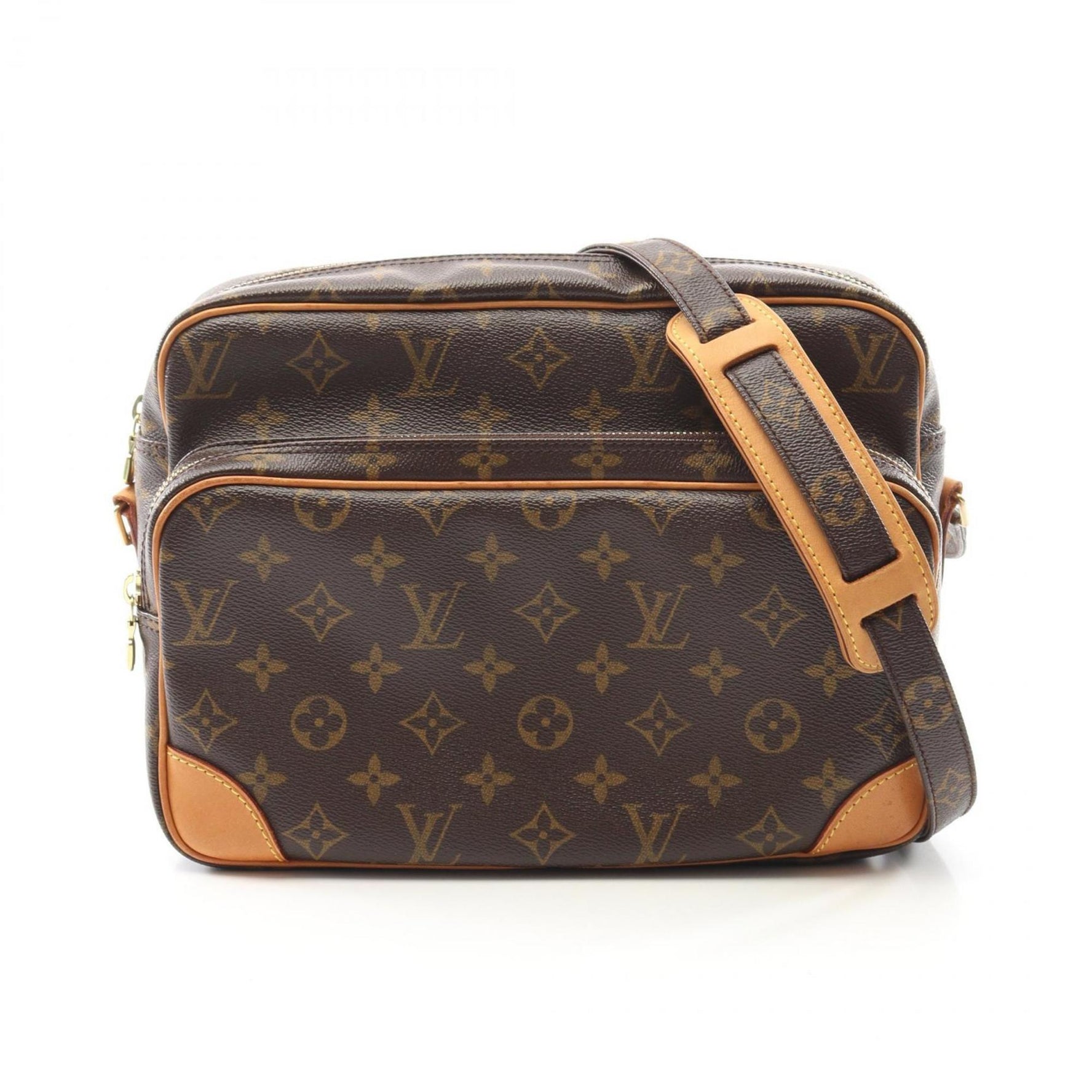 Louis Vuitton Nile Shoulder Bag, Coated Canvas and Leather, Monogram