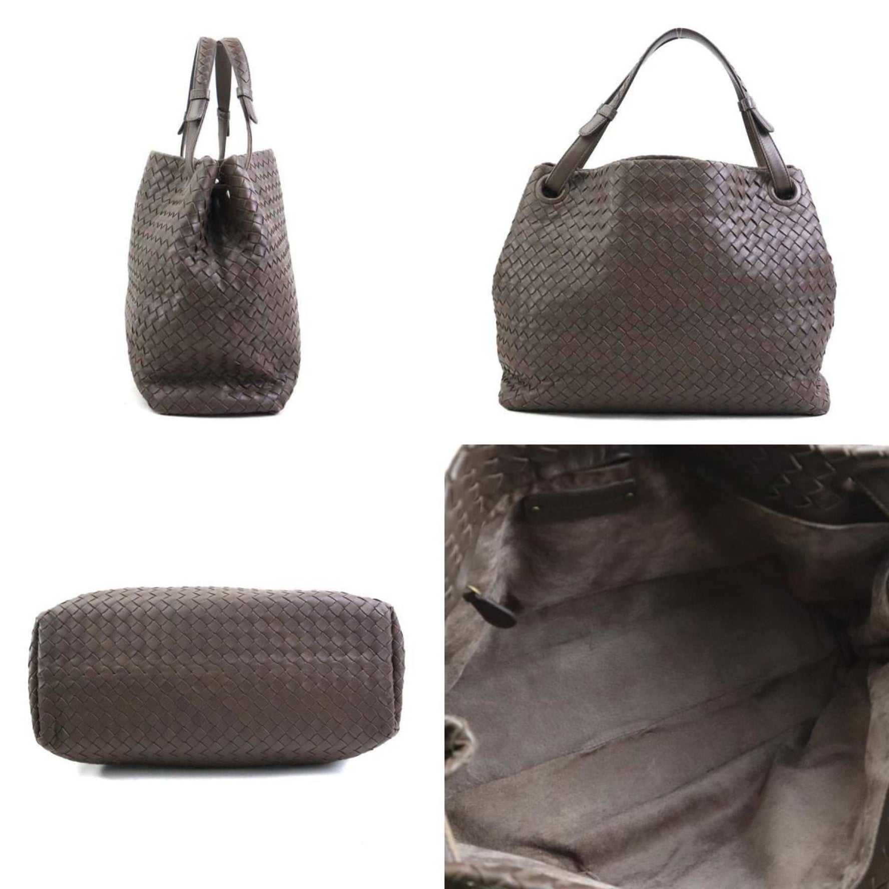 Bottega Veneta Shoulder Bag in Intrecciato Leather