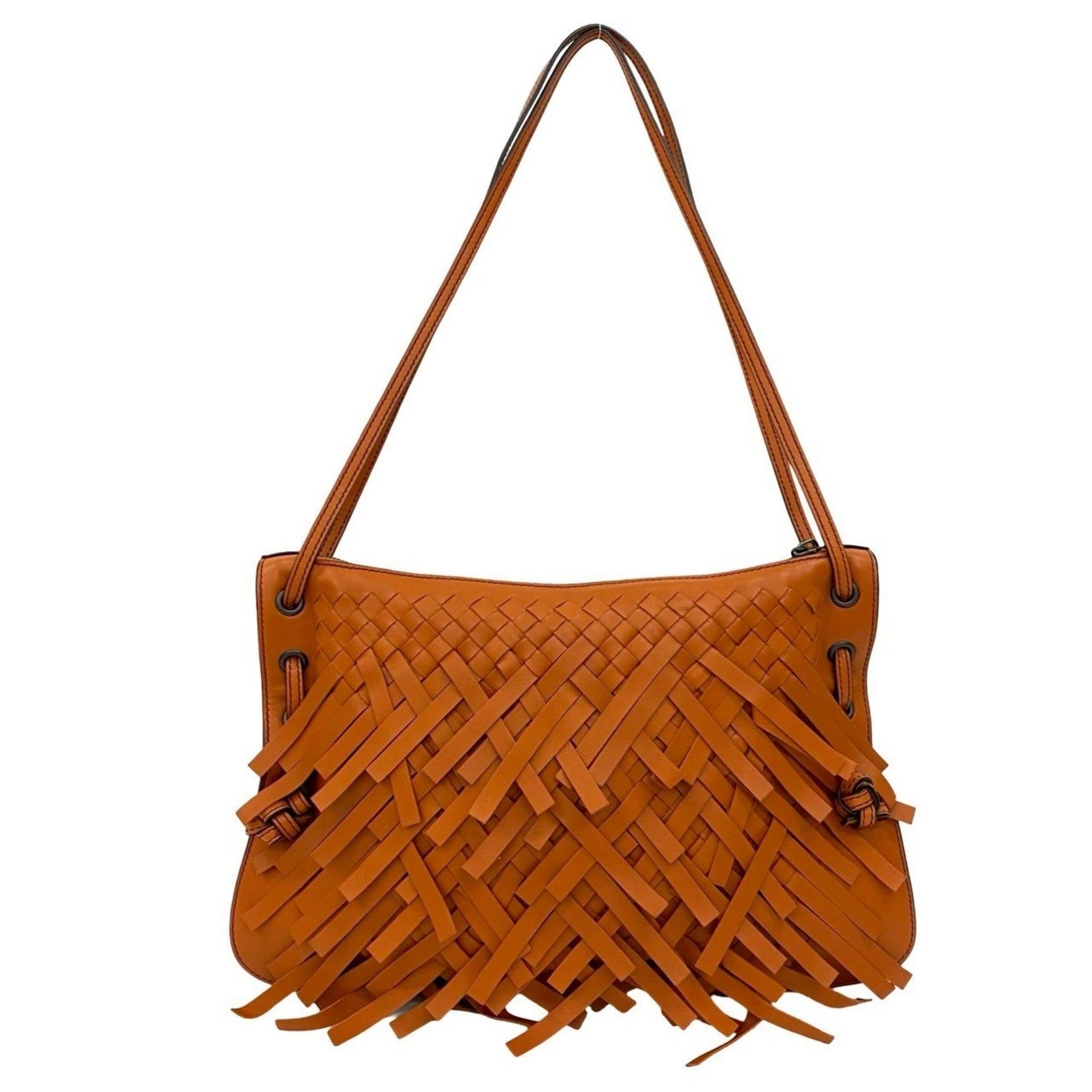 Unused, stored BOTTEGA VENETA Intrecciato leather semi-shoulder bag