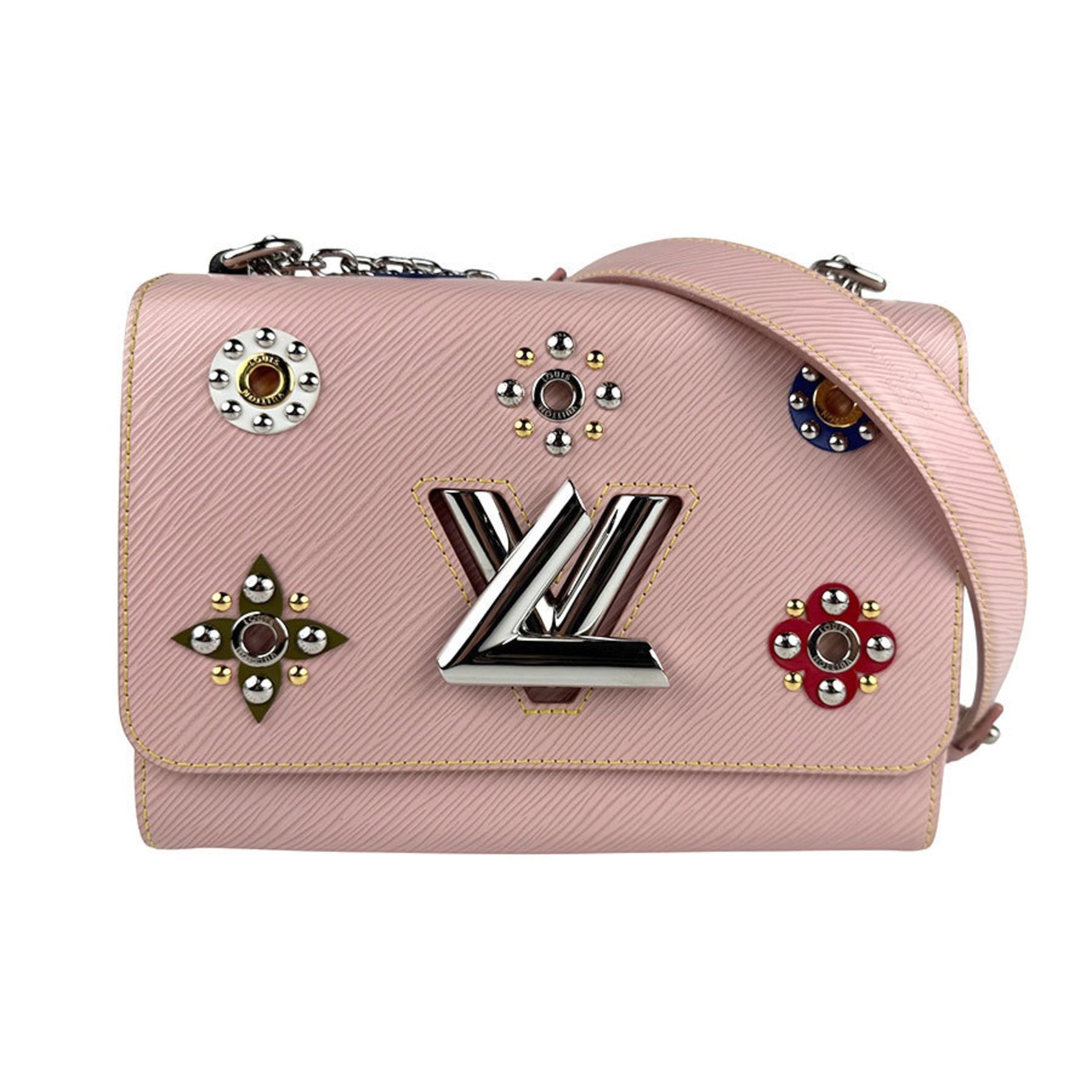 Louis Vuitton Epi Twist MM Shoulder Bag in Leather