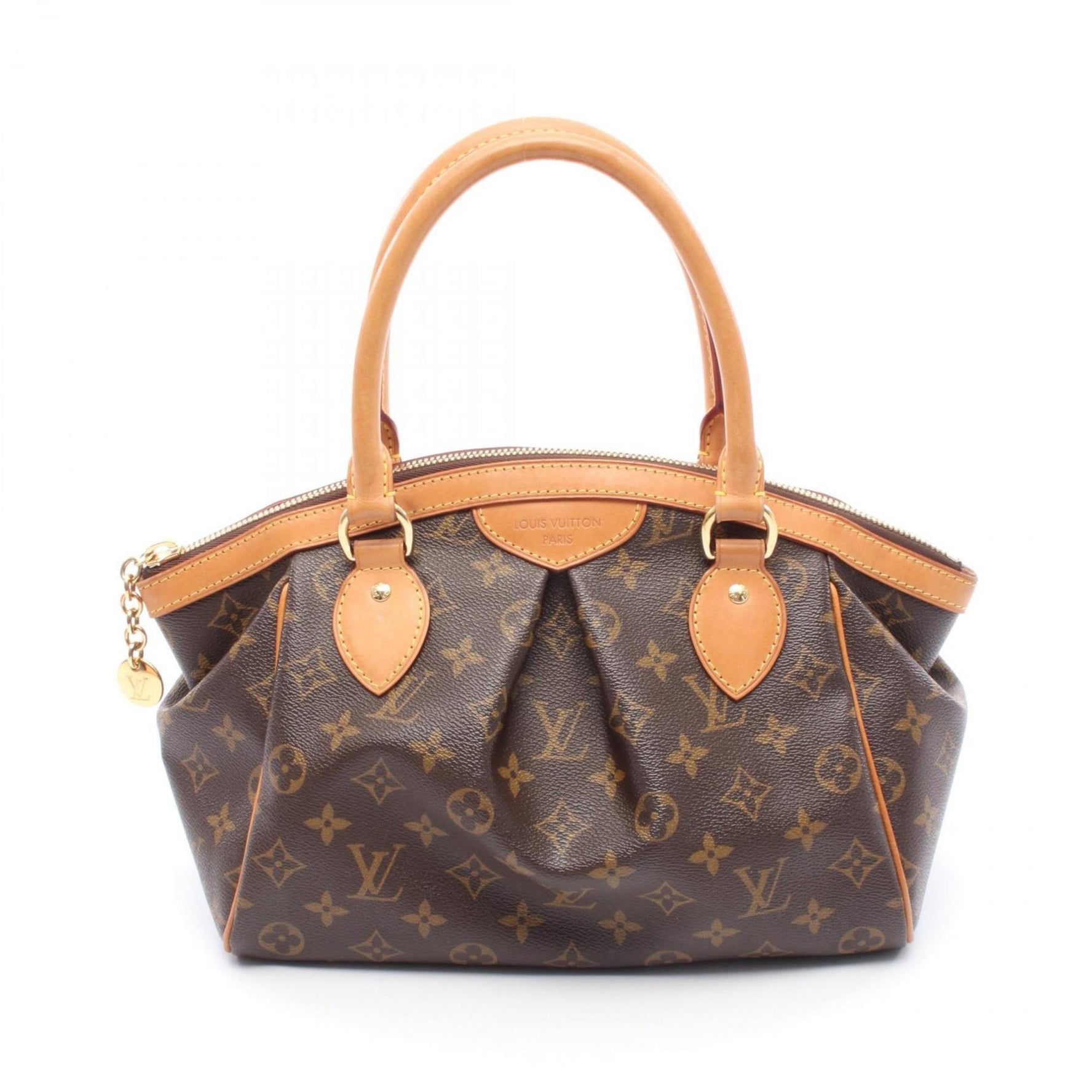 Louis Vuitton Tivoli PM Monogram Handbag Coated Canvas Leather