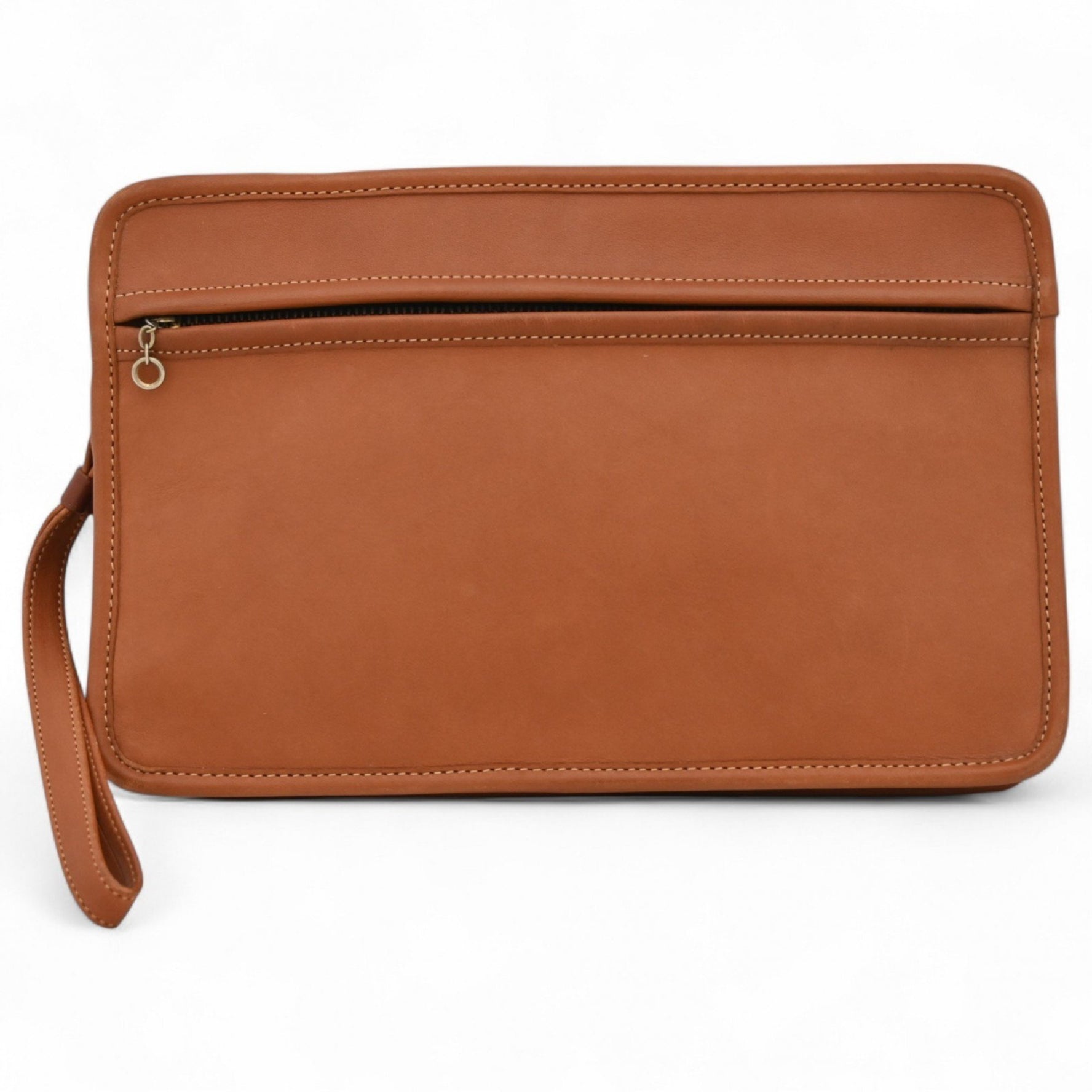 Title Coach Second Bag Leather Clutch