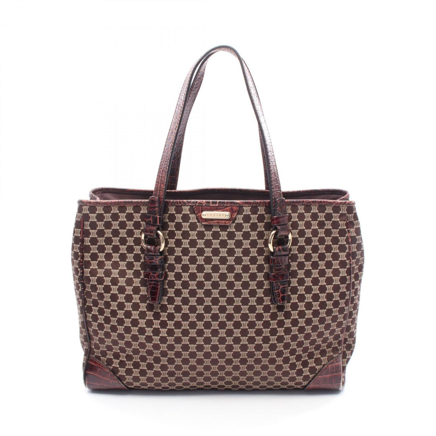 Celine Macadam Tote Bag, Canvas and Leather