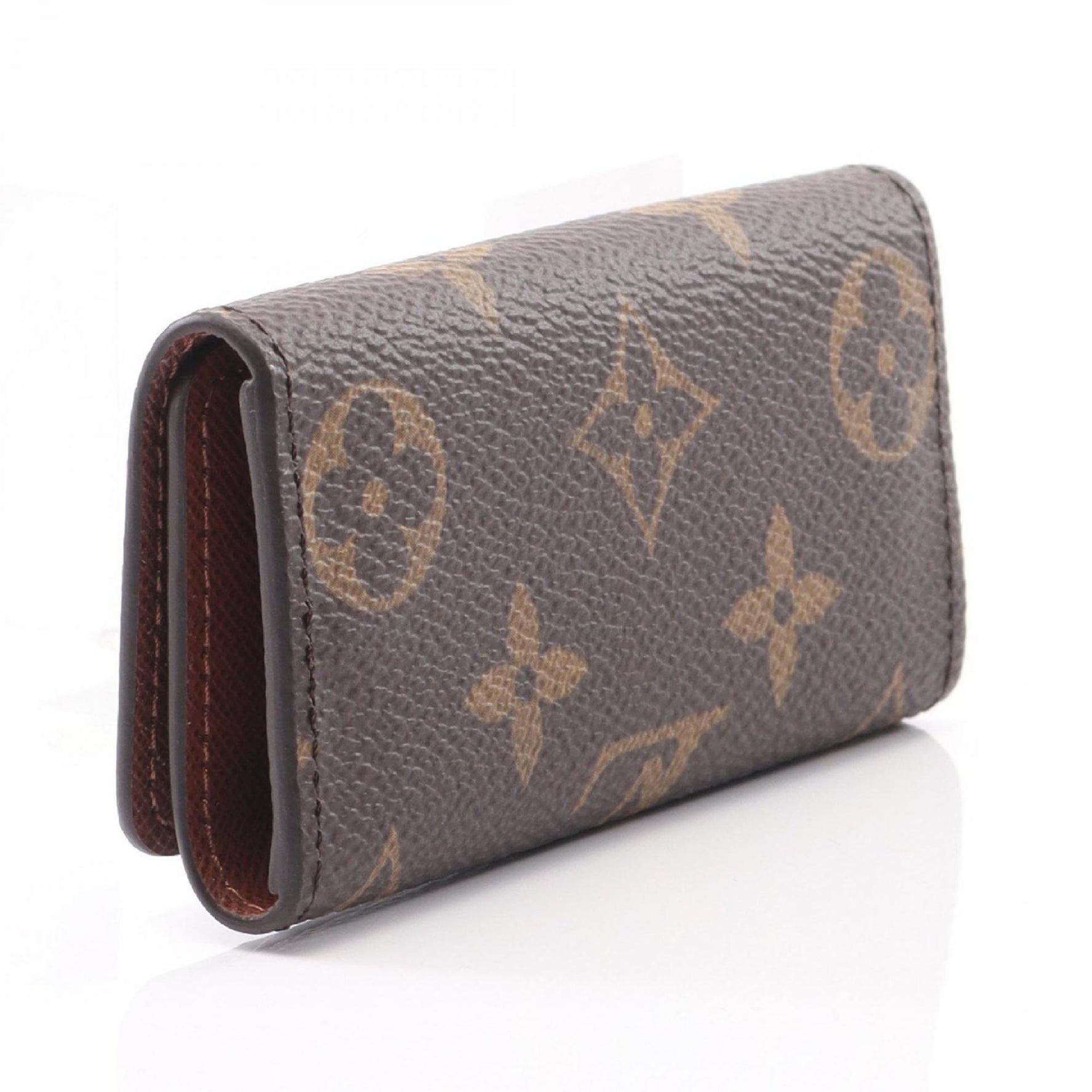 Louis Vuitton Multicle 4 Key Case, PVC Coated Canvas, Monogram, Brown