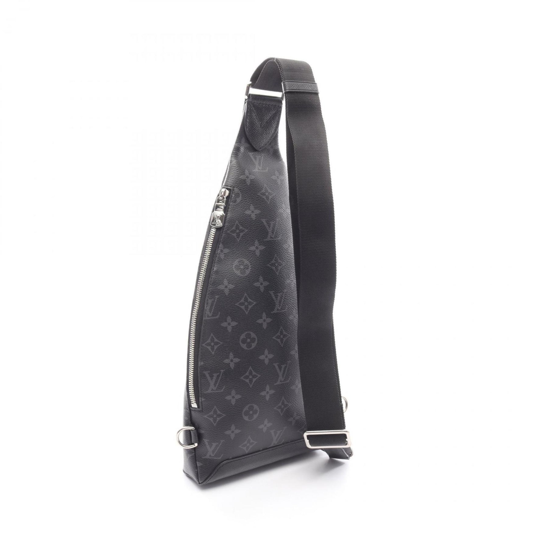 Louis Vuitton Duo Sling Bag, Waist Body Coated Canvas and Leather, Taiga Rama